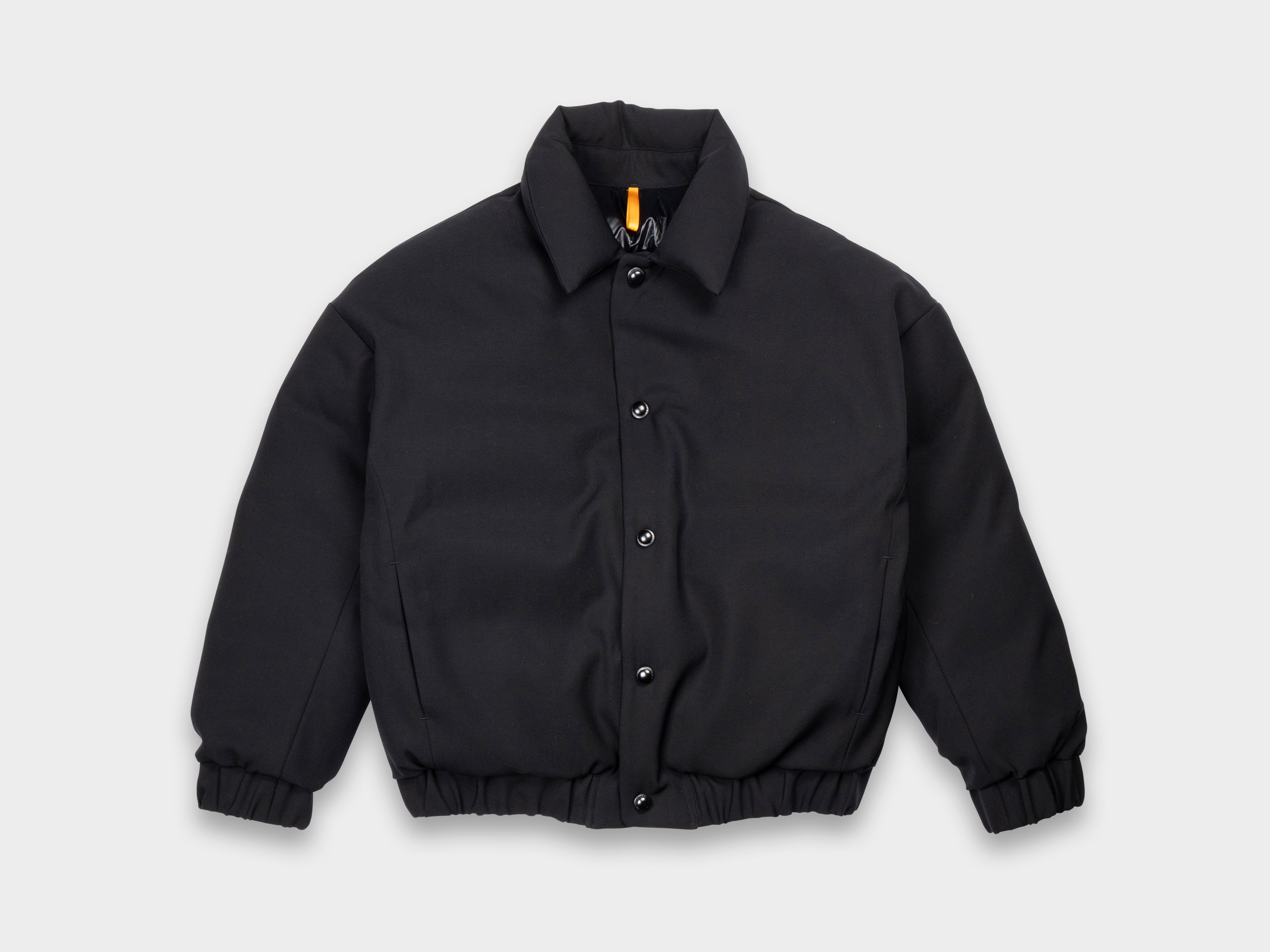R21D6 "Double Down Blouson" Black Impact Wool