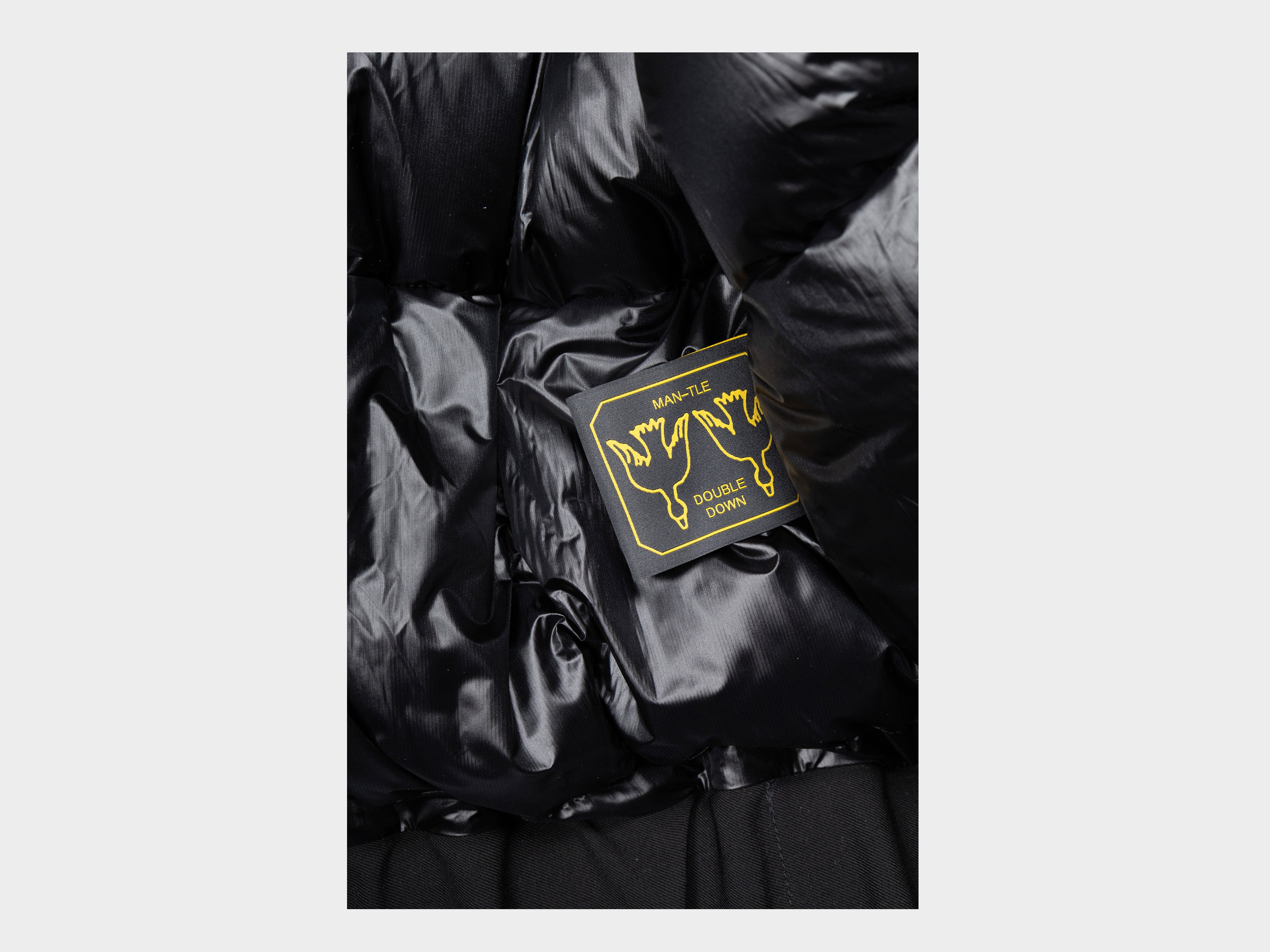 R21D6 "Double Down Blouson" Black Impact Wool