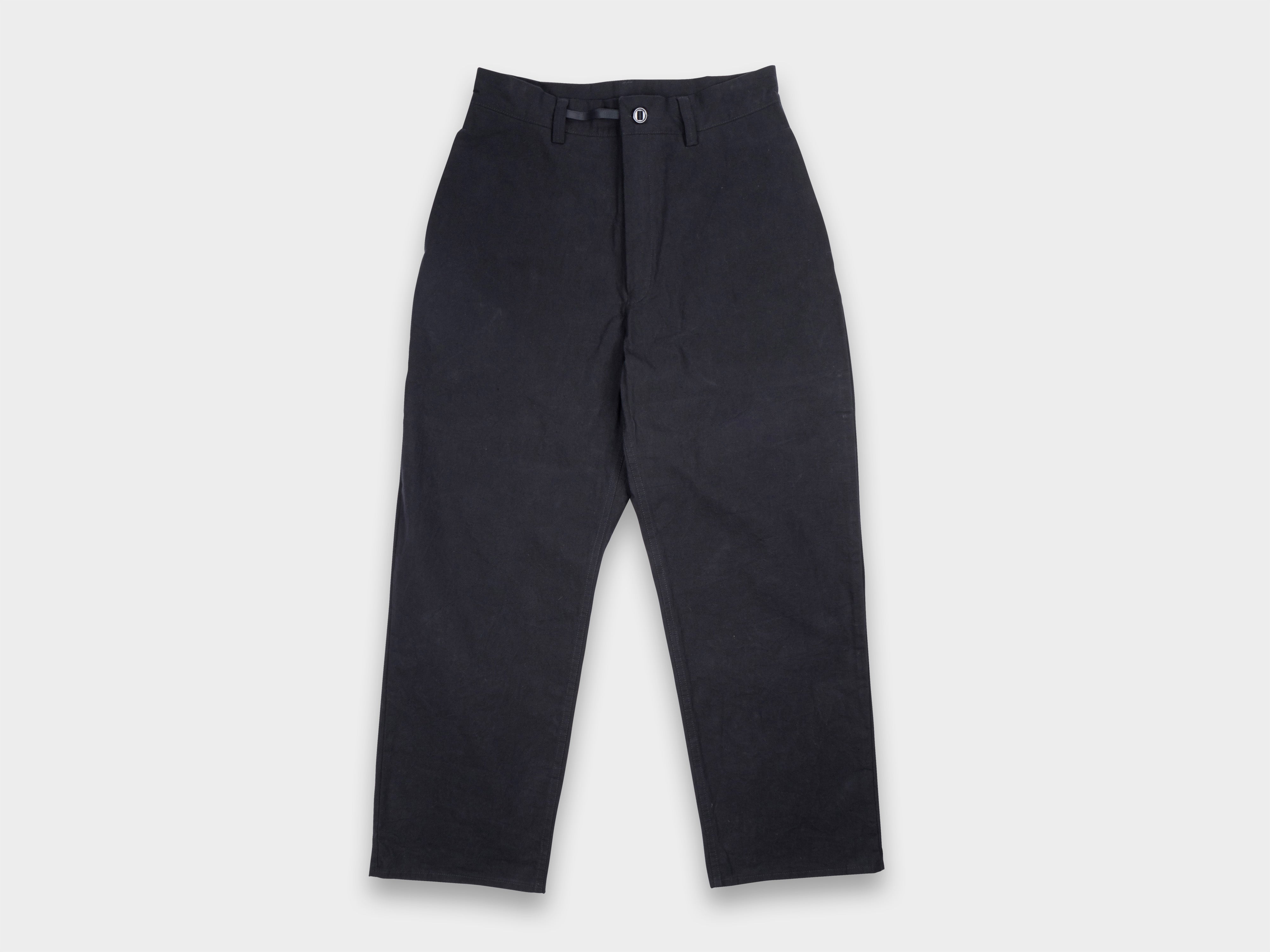 R0P4 "Wide Pants" Black Wax