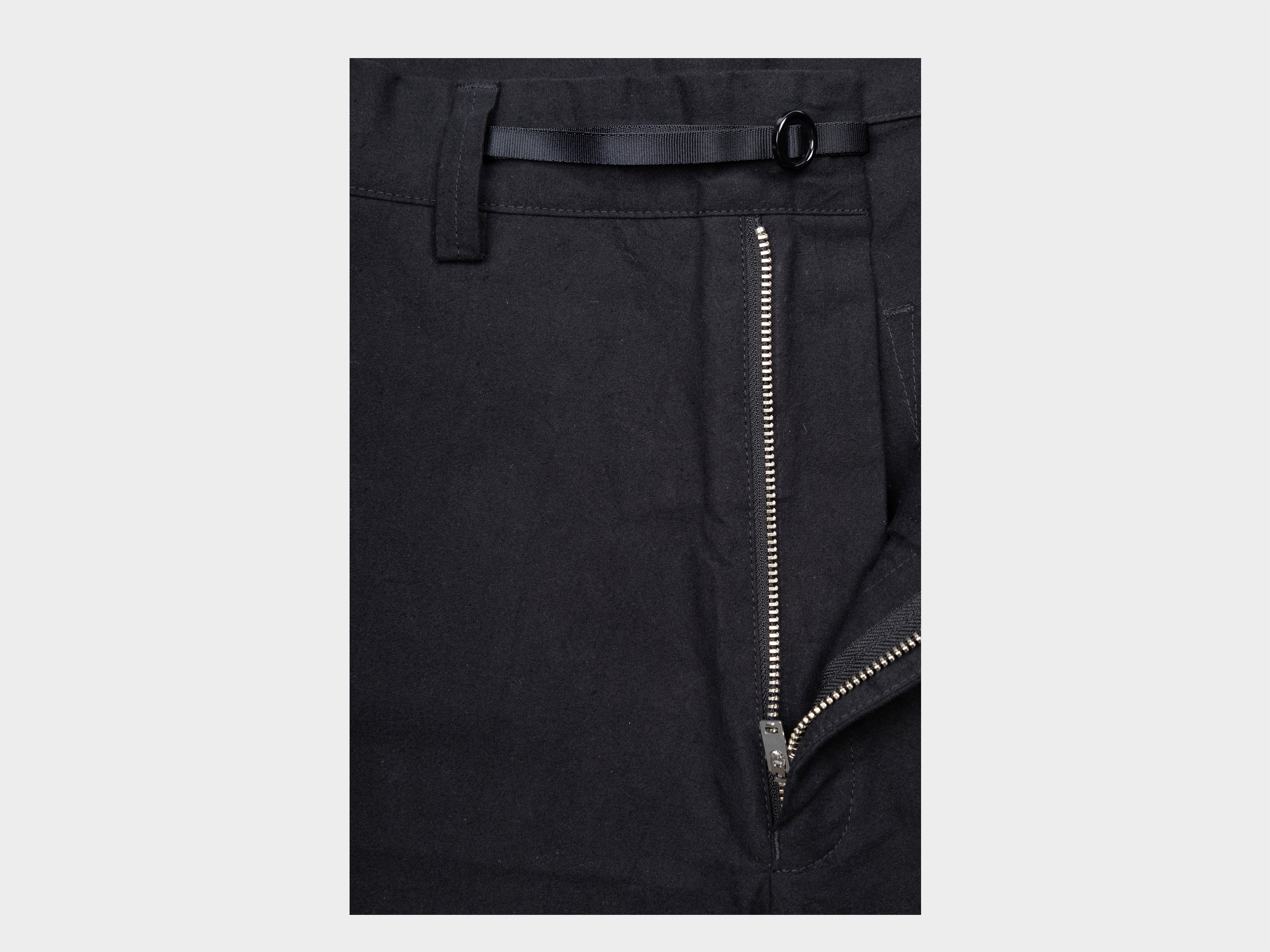 R0P4 "Wide Pants" Black Wax