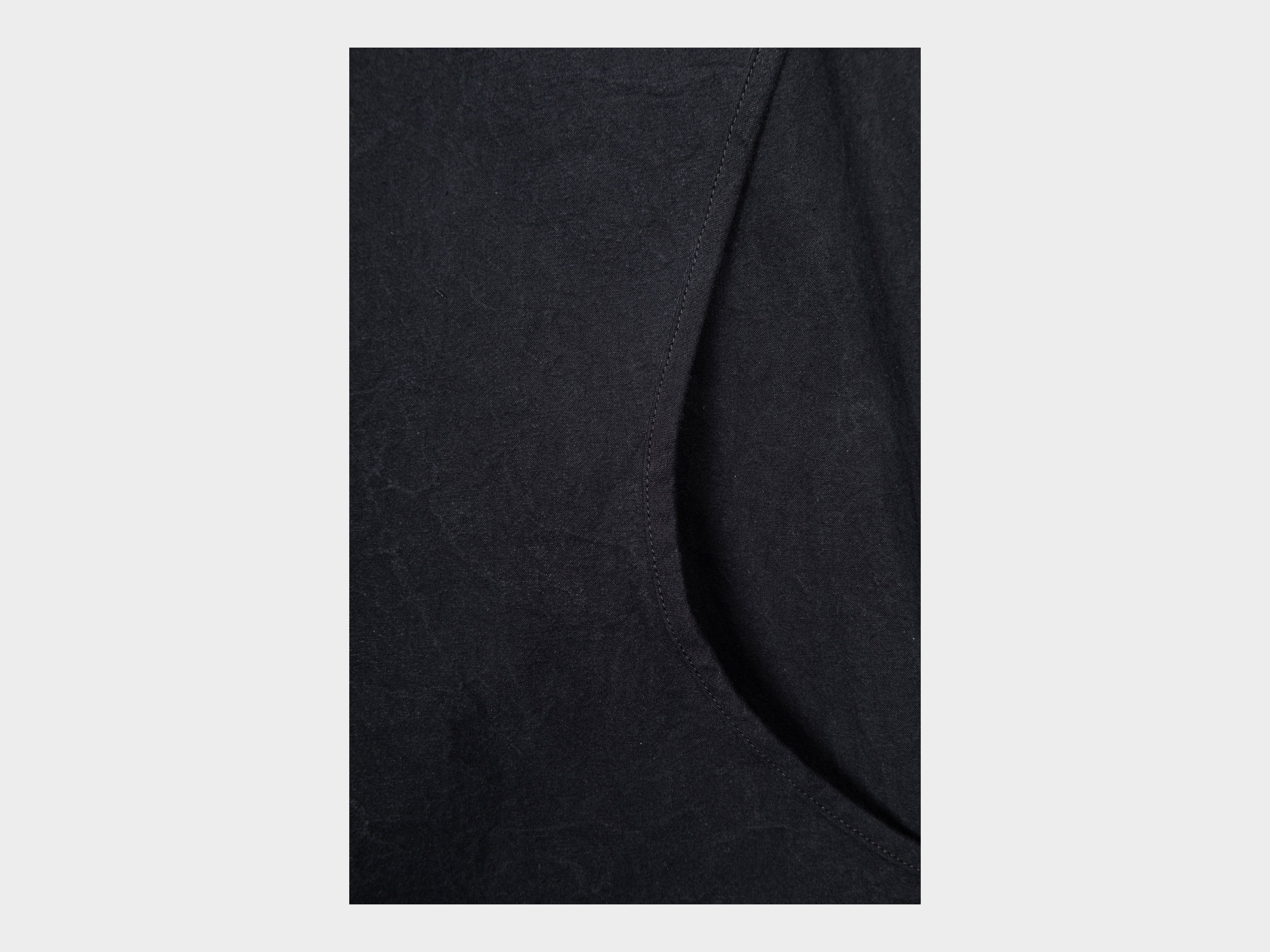 R0S3 "Scoop Shirt" Black Wax