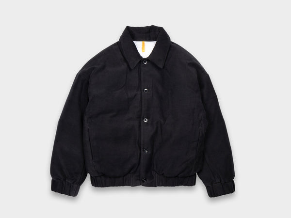 R21D3 "Down Blouson" Fluid Supima Back-Satin