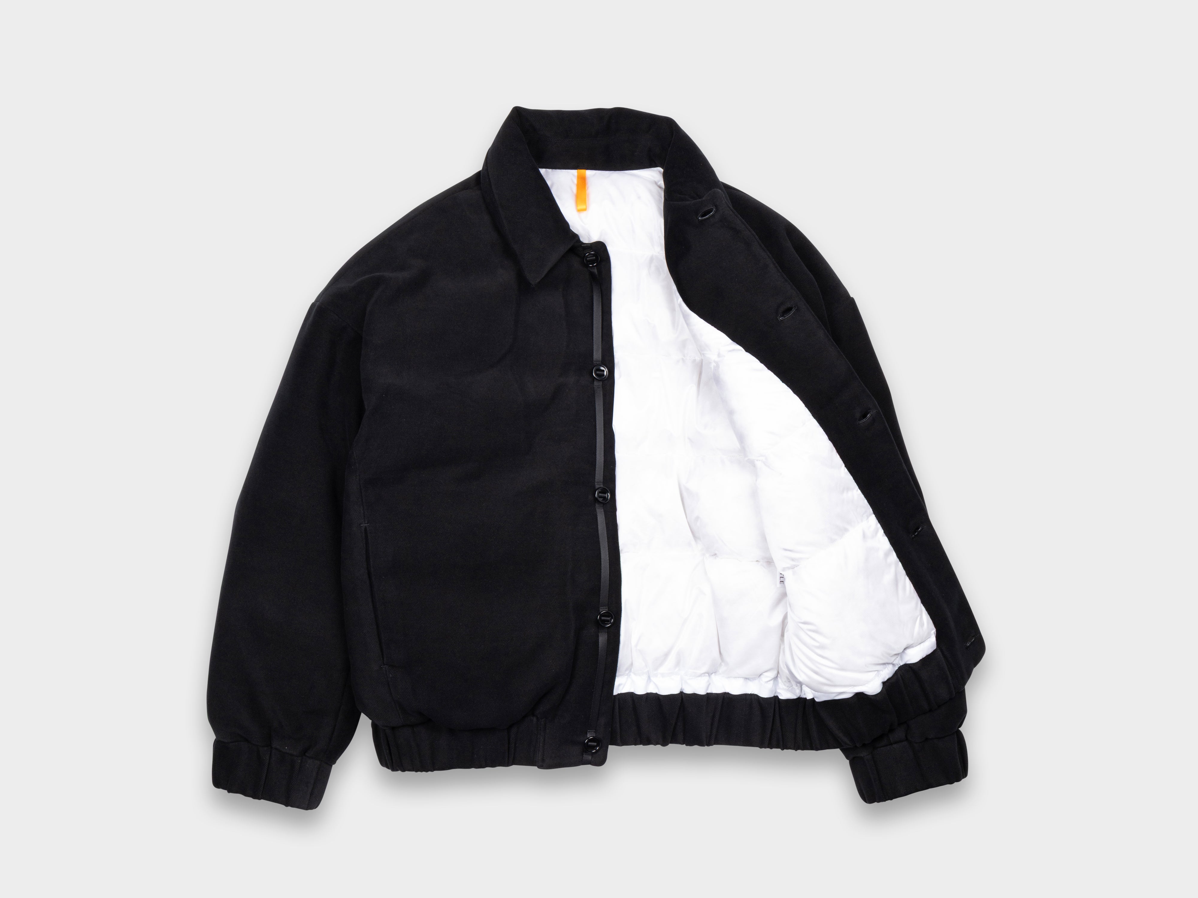 R21D3 "Down Blouson" Fluid Supima Back-Satin