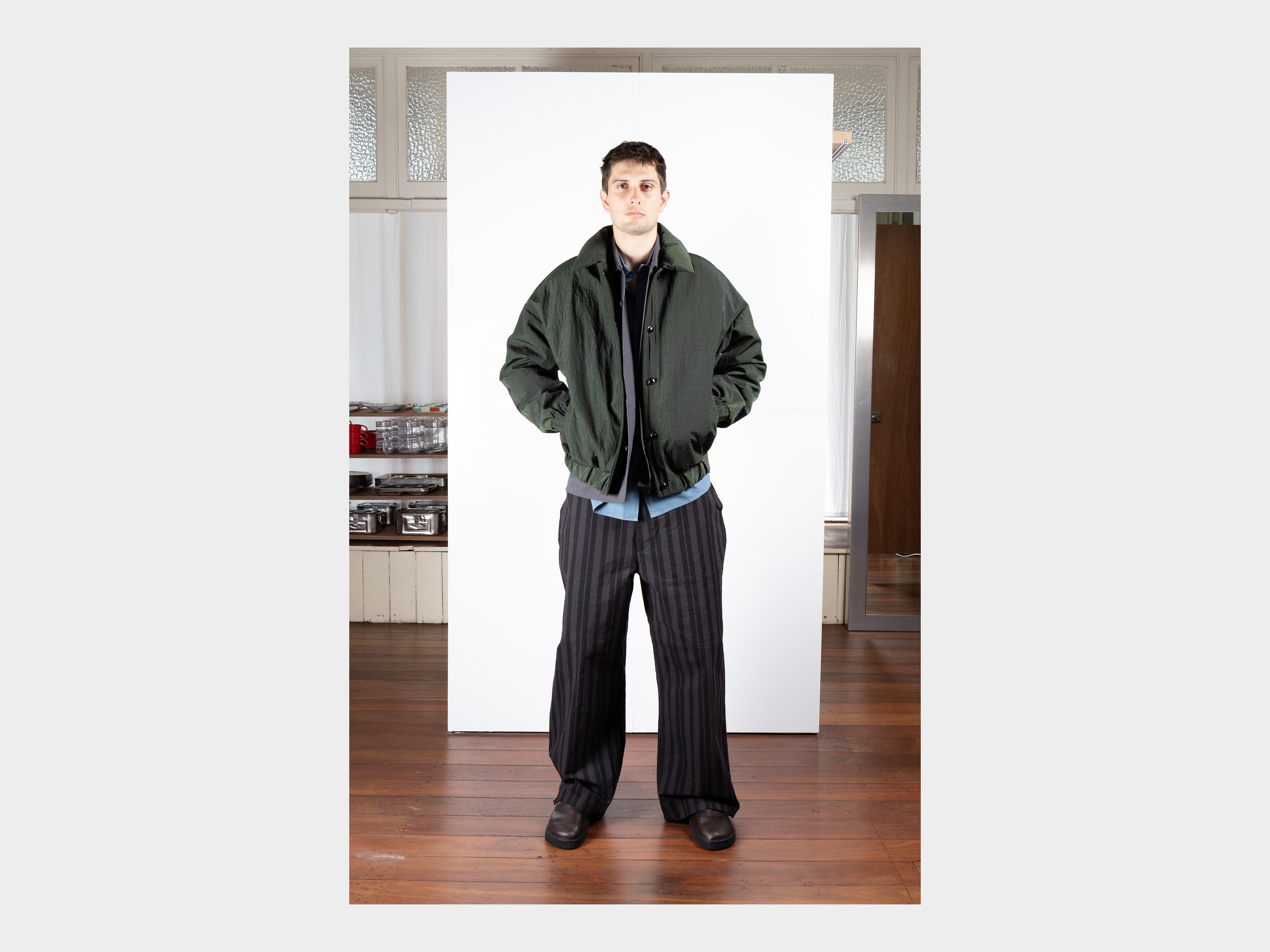 R21D3 "Down Blouson" Jungle Nylon