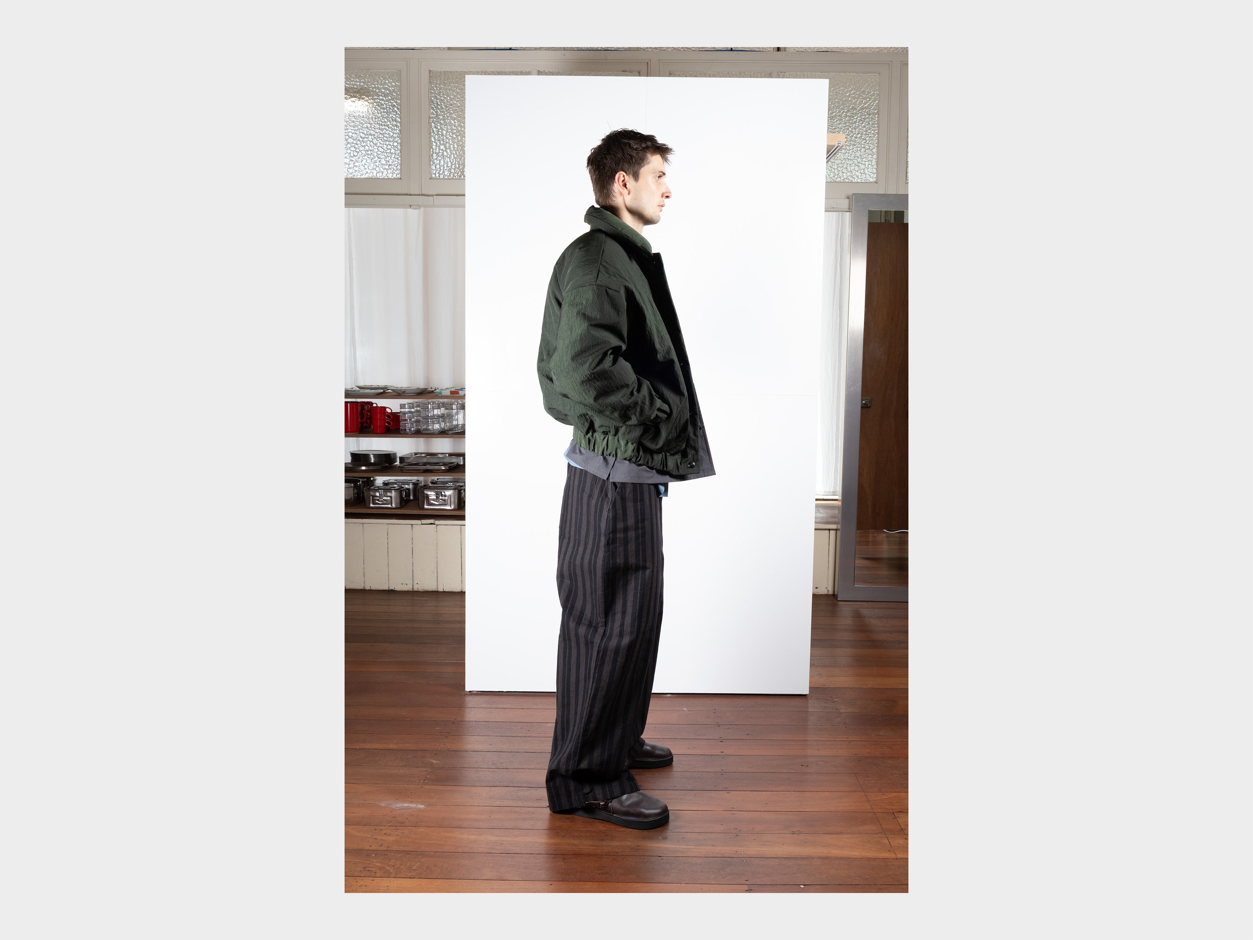 R21D3 "Down Blouson" Jungle Nylon