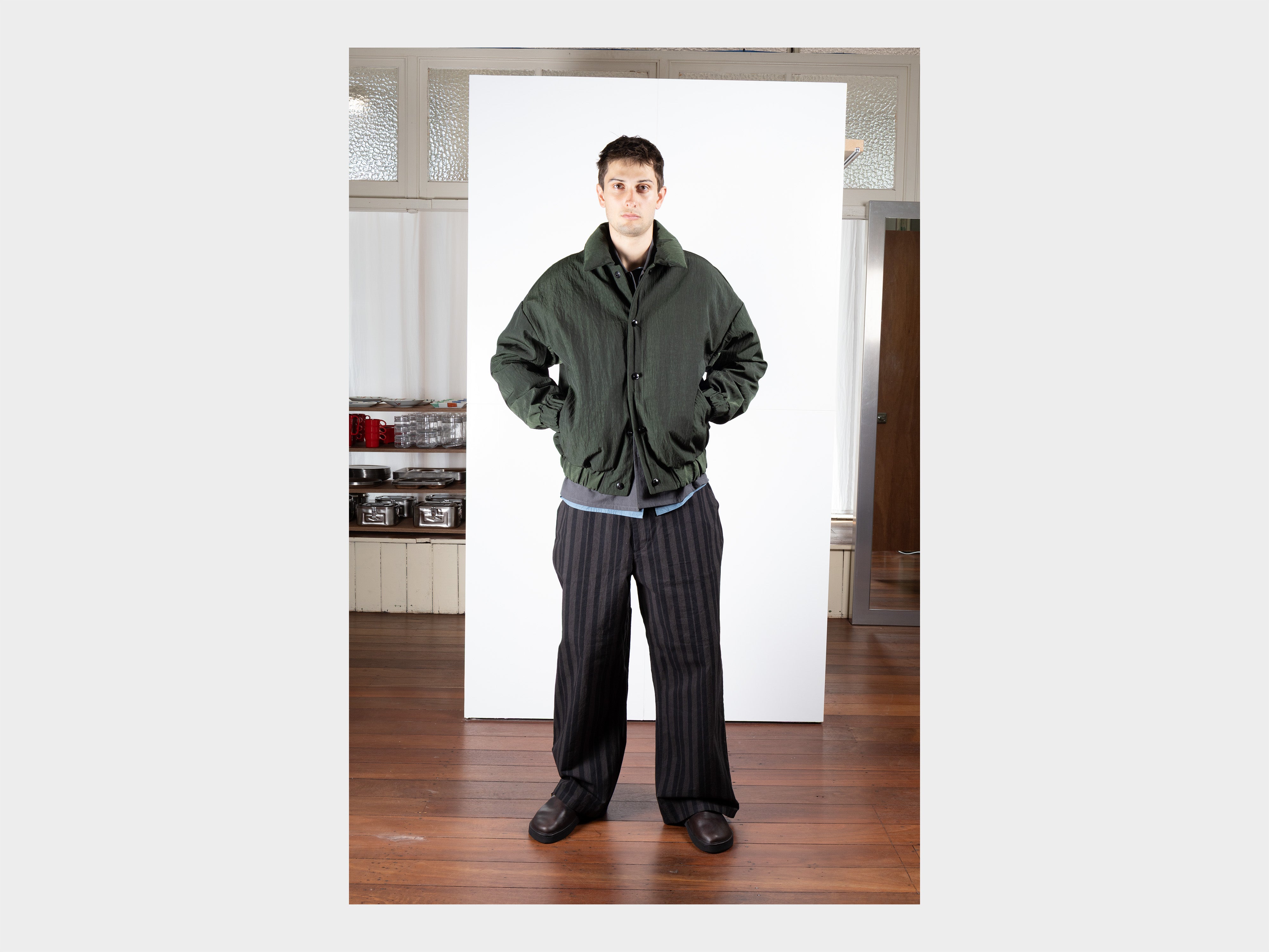 R21D3 "Down Blouson" Jungle Nylon