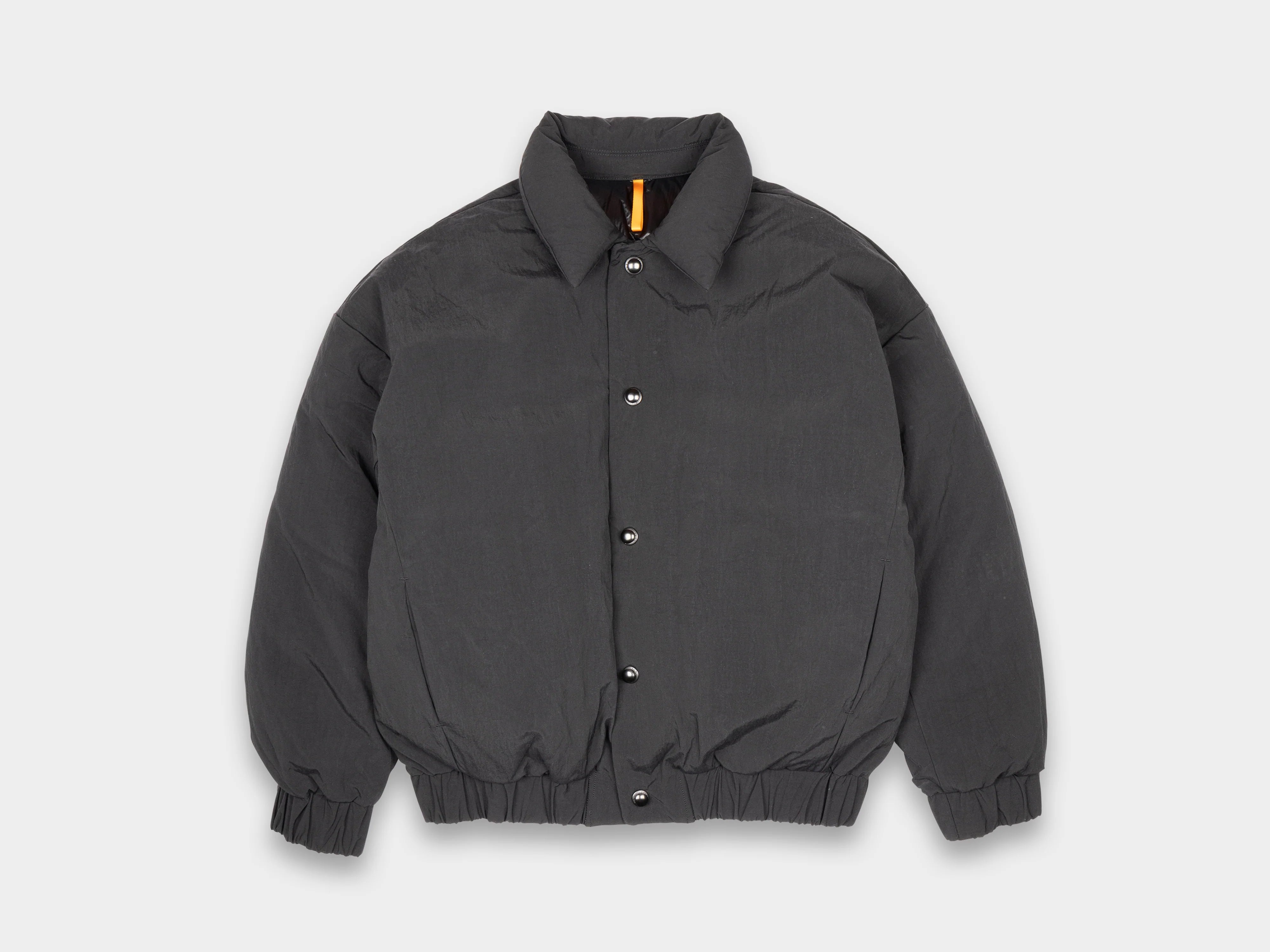 R0D6 "Double Down Blouson" Black Recycled Nylon