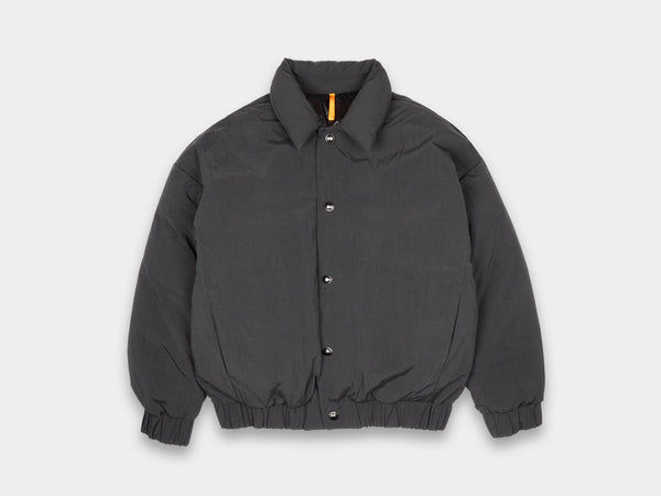 R0D6 "Double Down Blouson" Black Recycled Nylon