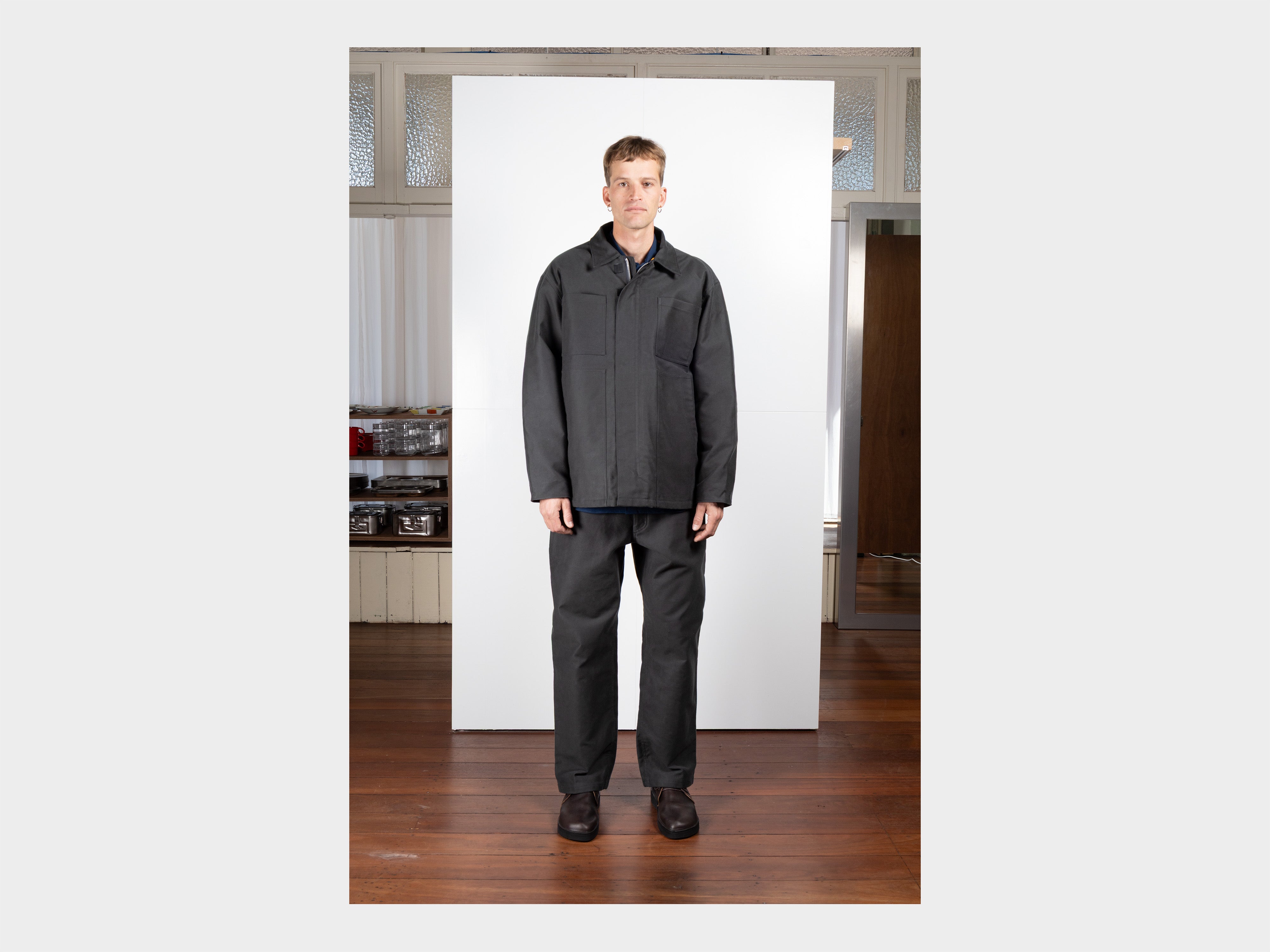 R21J1 "Jebok Coat" Tarmac Moleskin