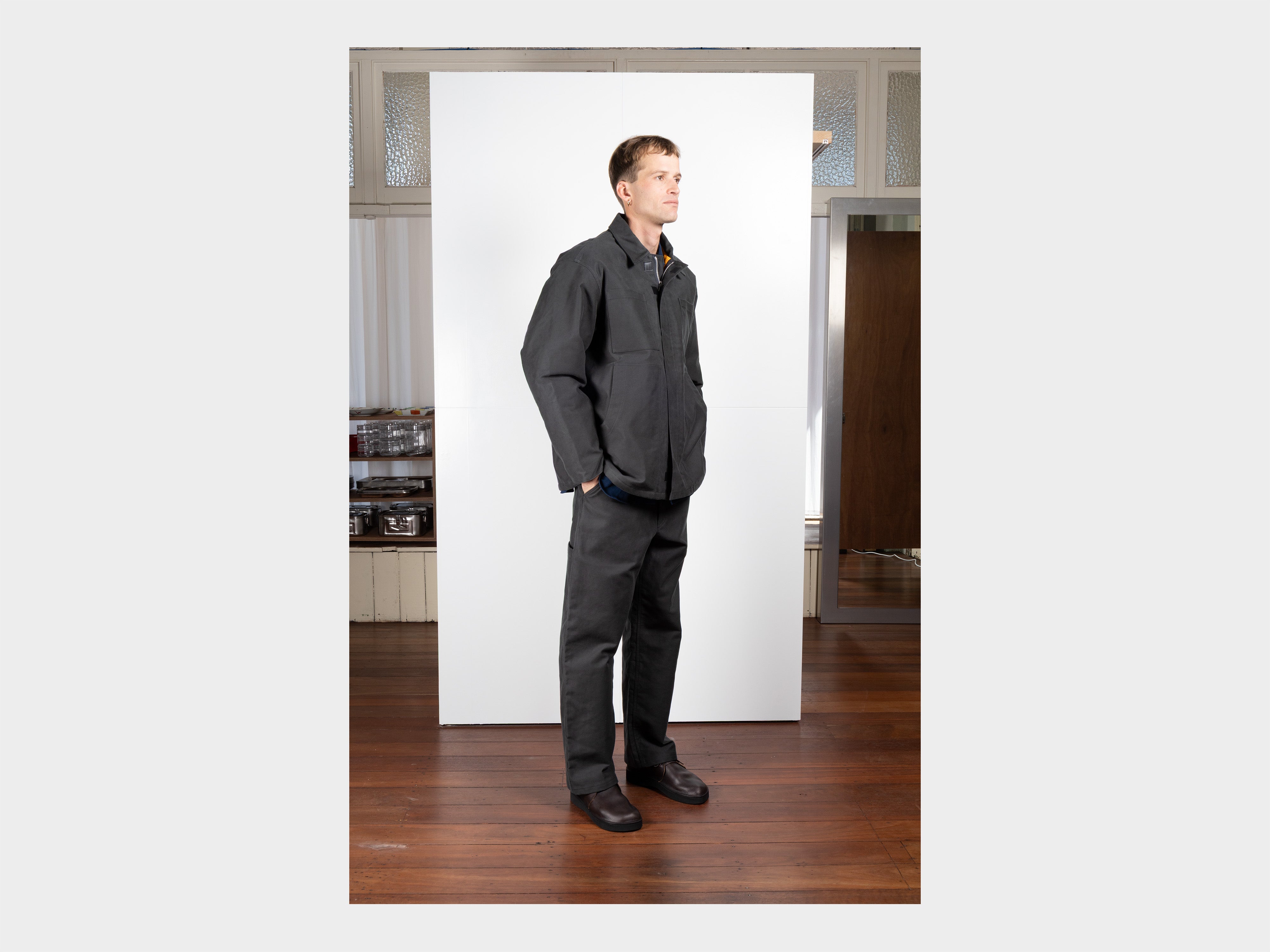 R21J1 "Jebok Coat" Tarmac Moleskin