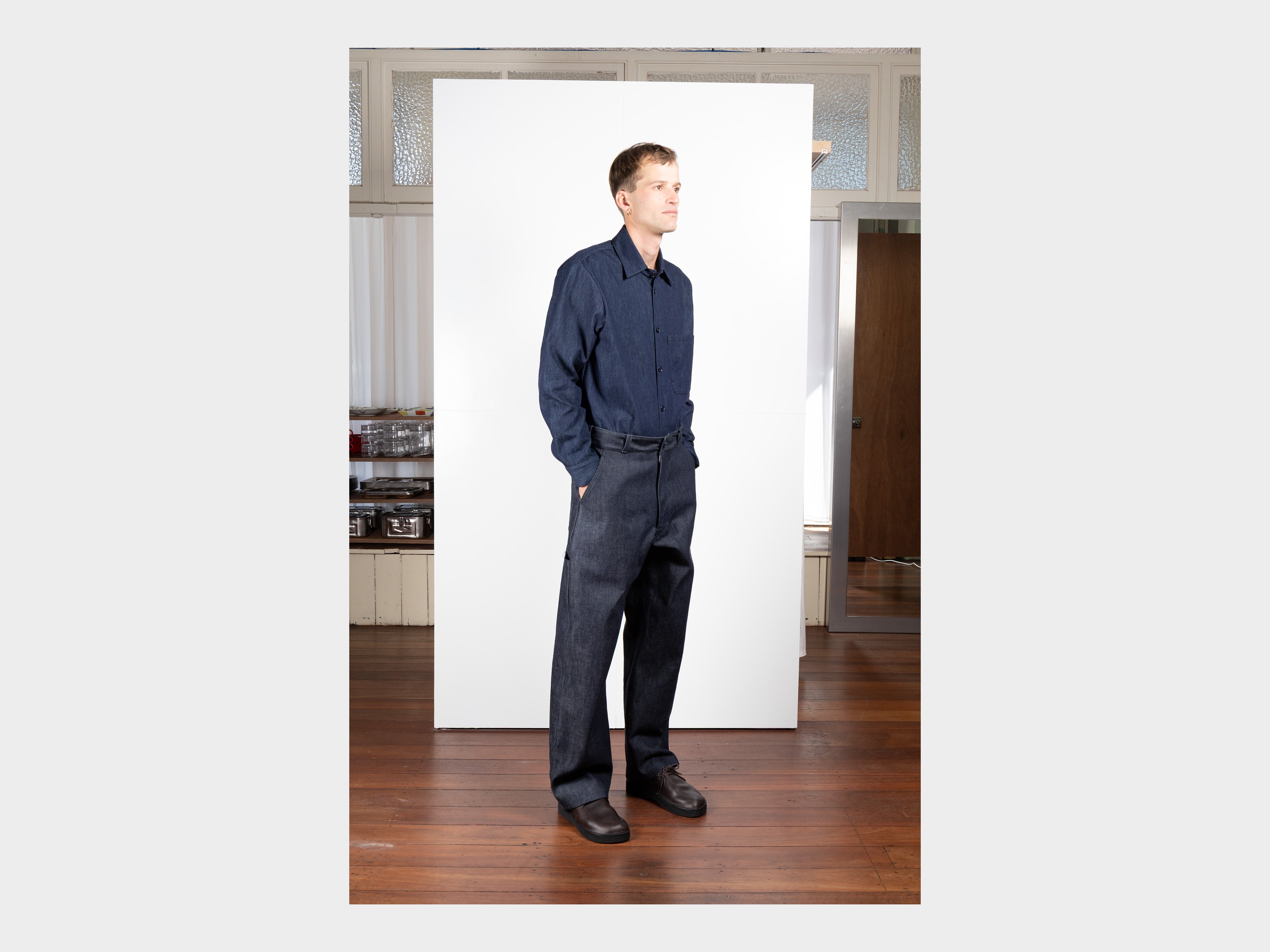 R21J6 "Jebok Pants" Organic Raw Denim