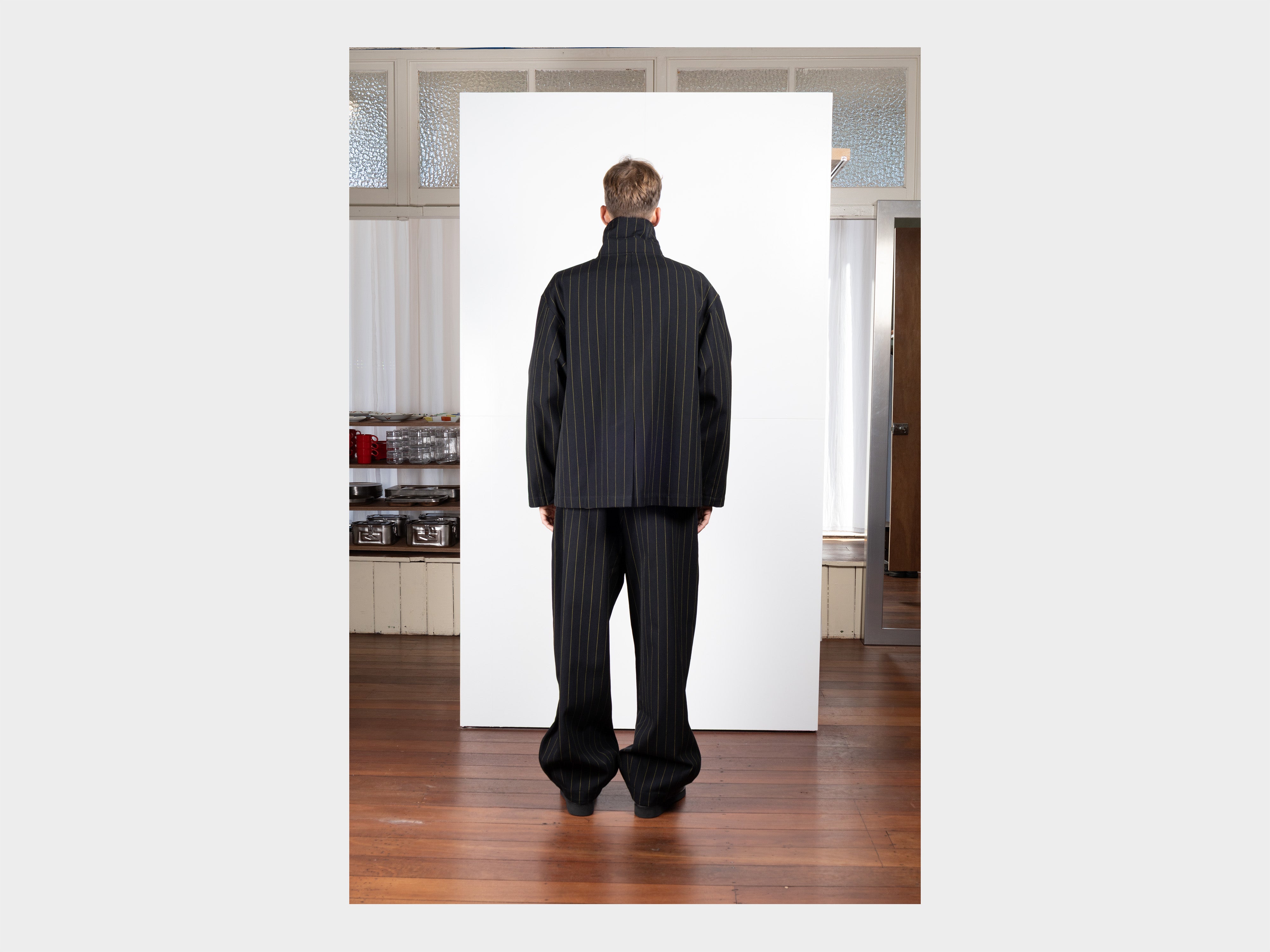 R21M2 "Service Jacket" Dash Wool Gabardine