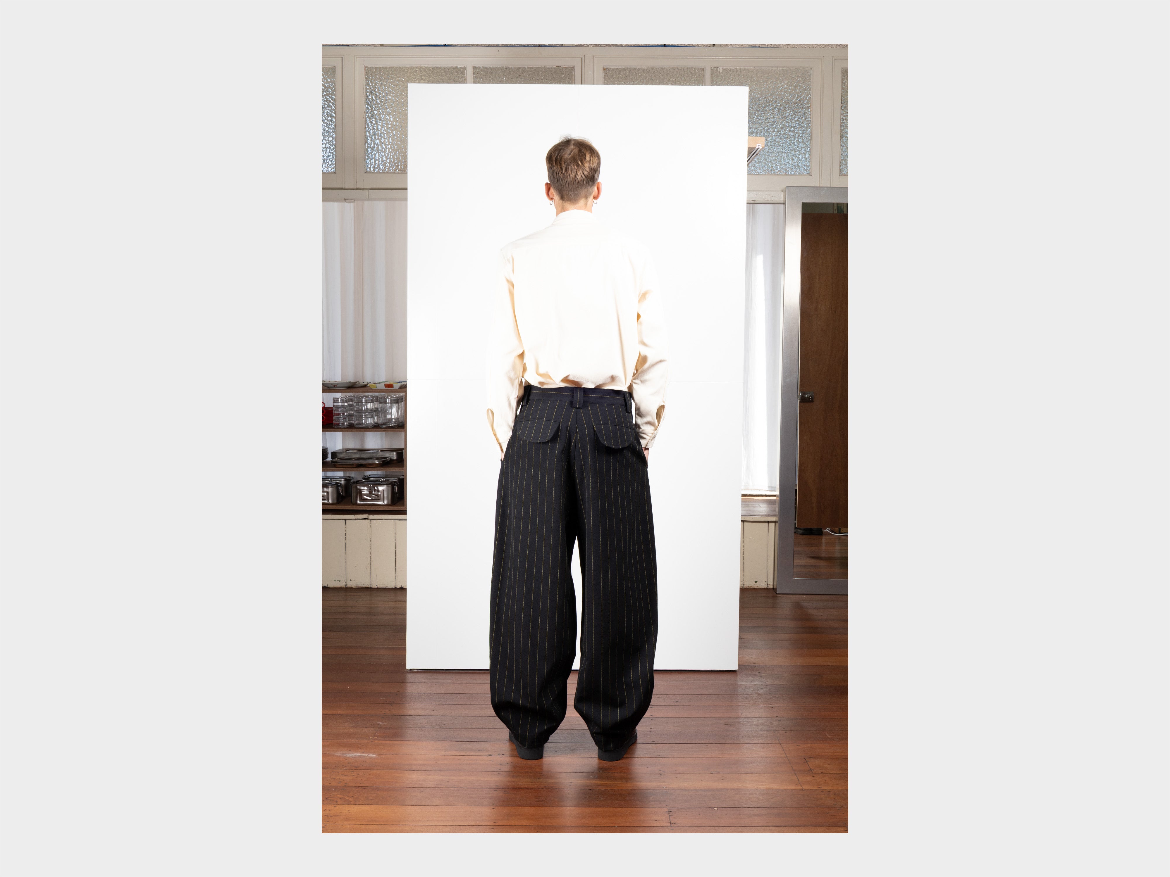 R21M6 "Service Pants" Dash Wool Gabardine