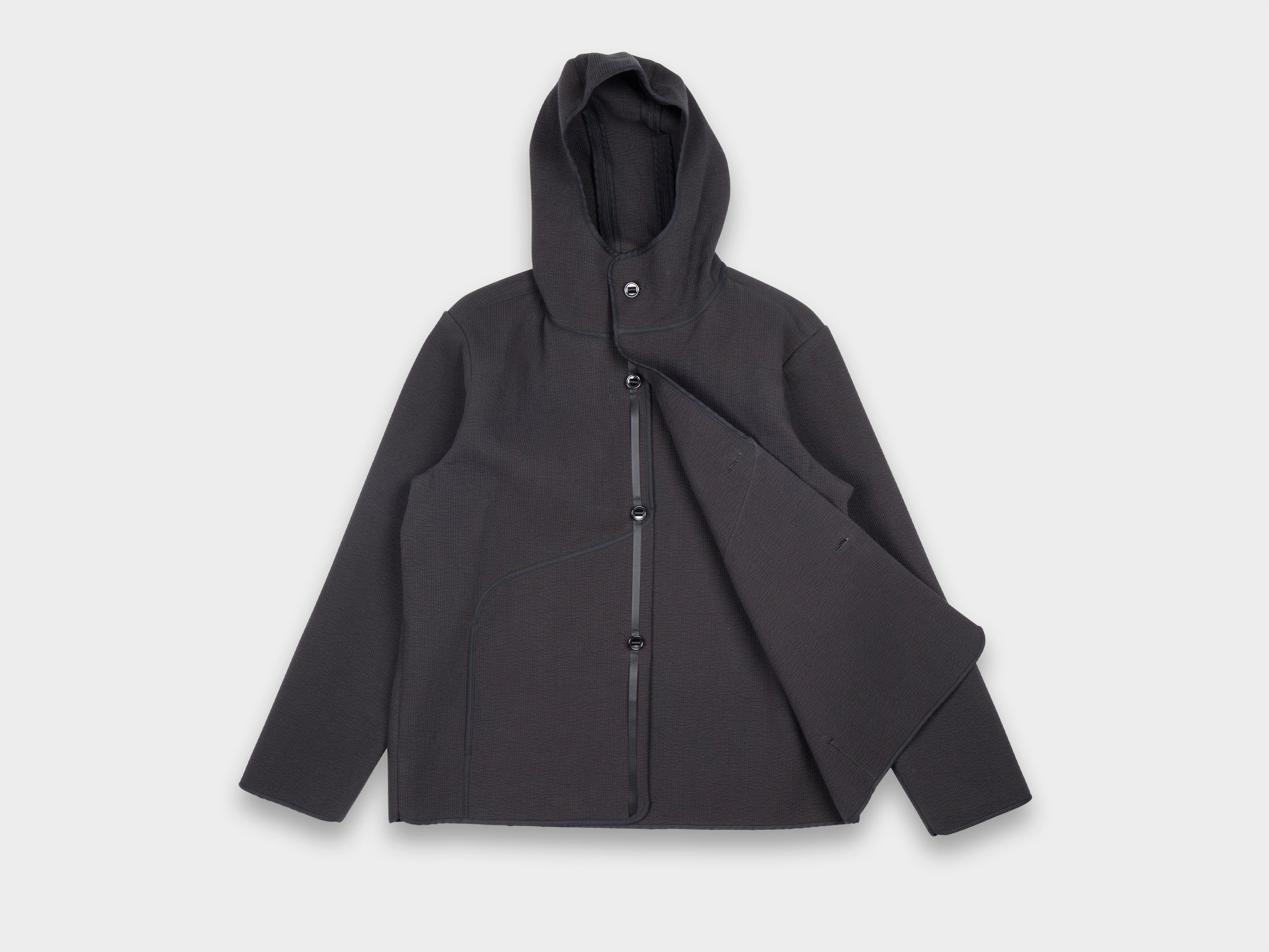 R21O3 "Cut Parka" Black Ash Nubi