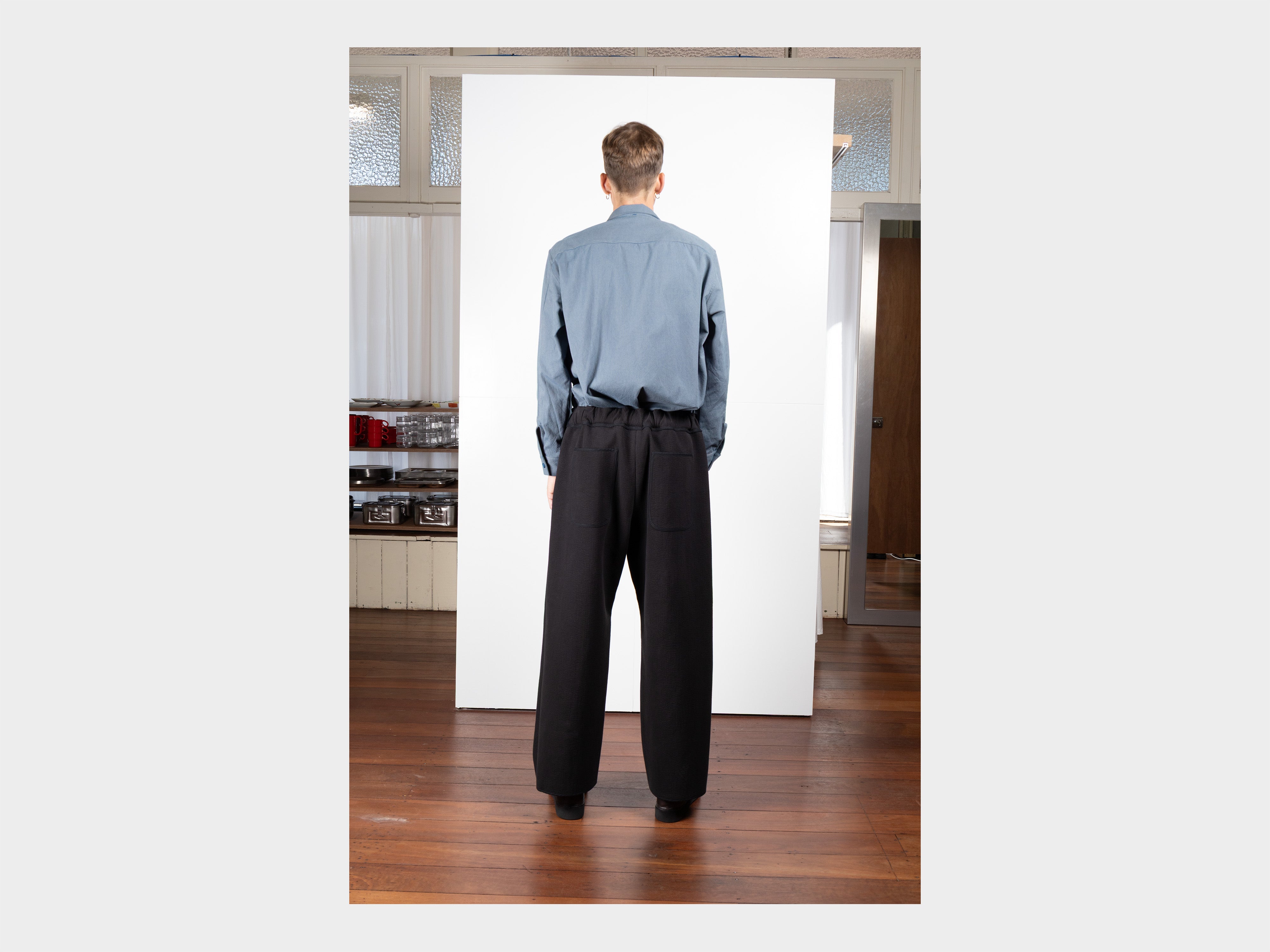 R21O5 "Solid Pants" Black Ash Nubi