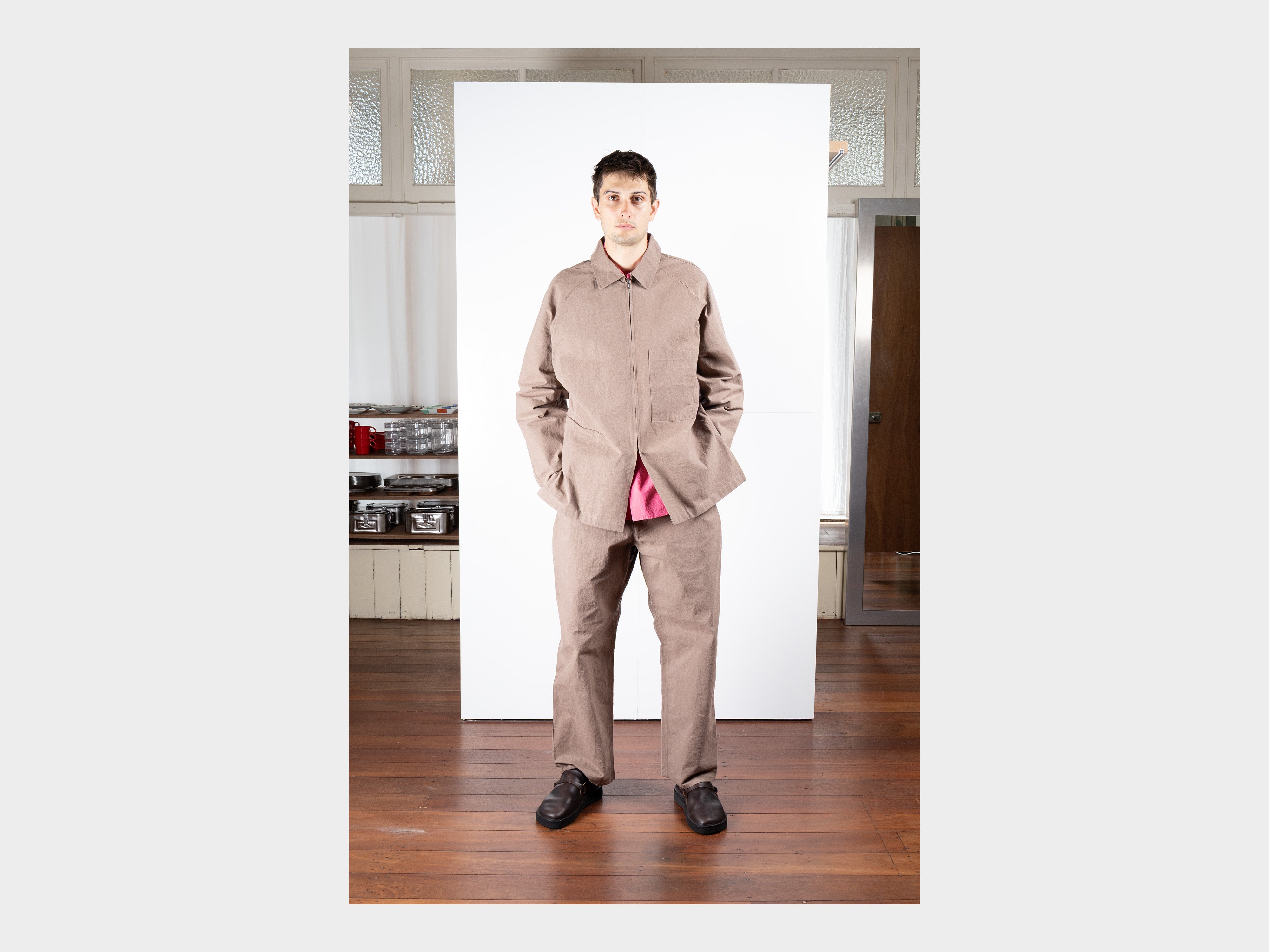 R21S0 "Column Shirt" Storm Wax