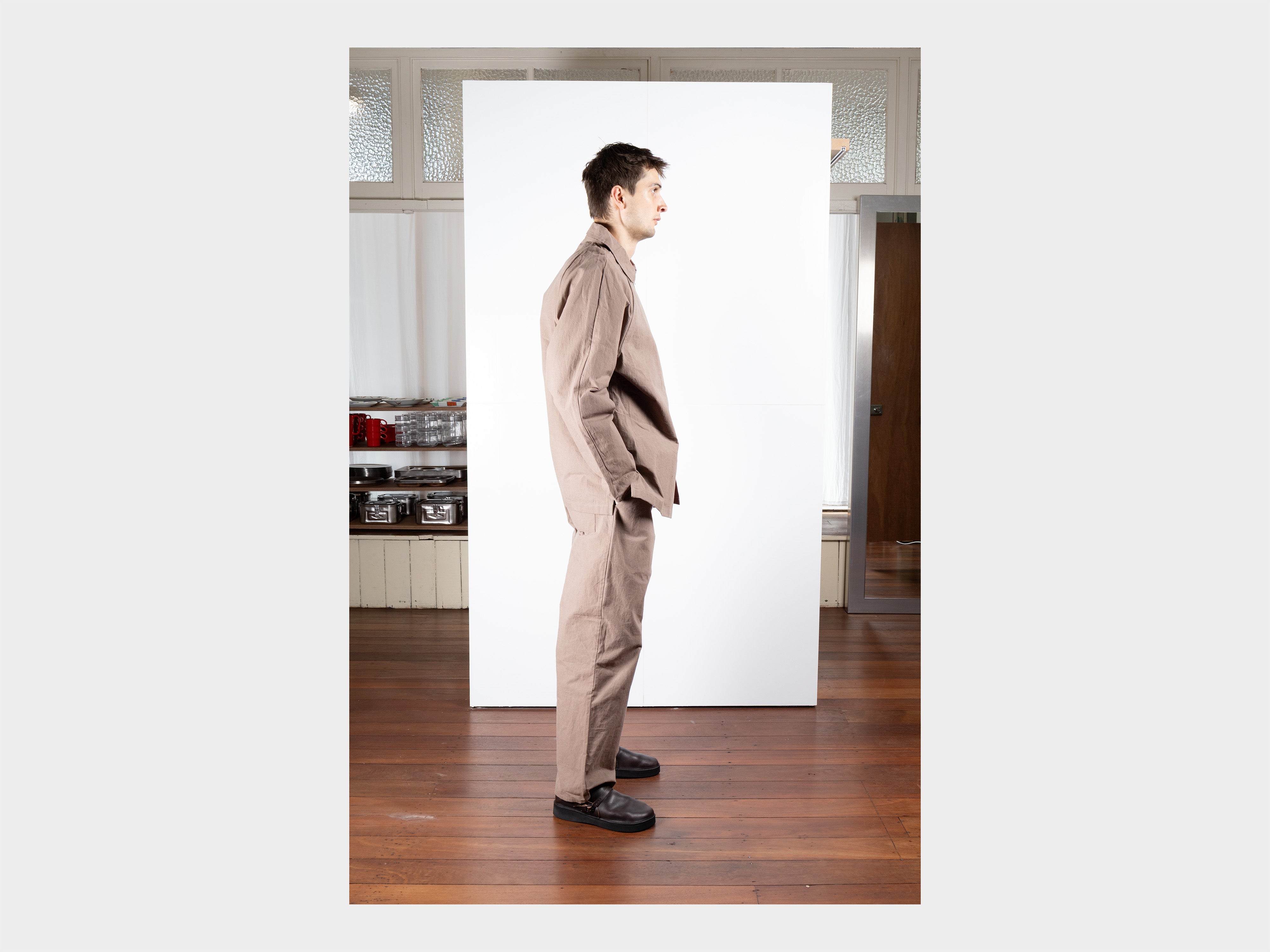 R21S0 "Column Shirt" Storm Wax