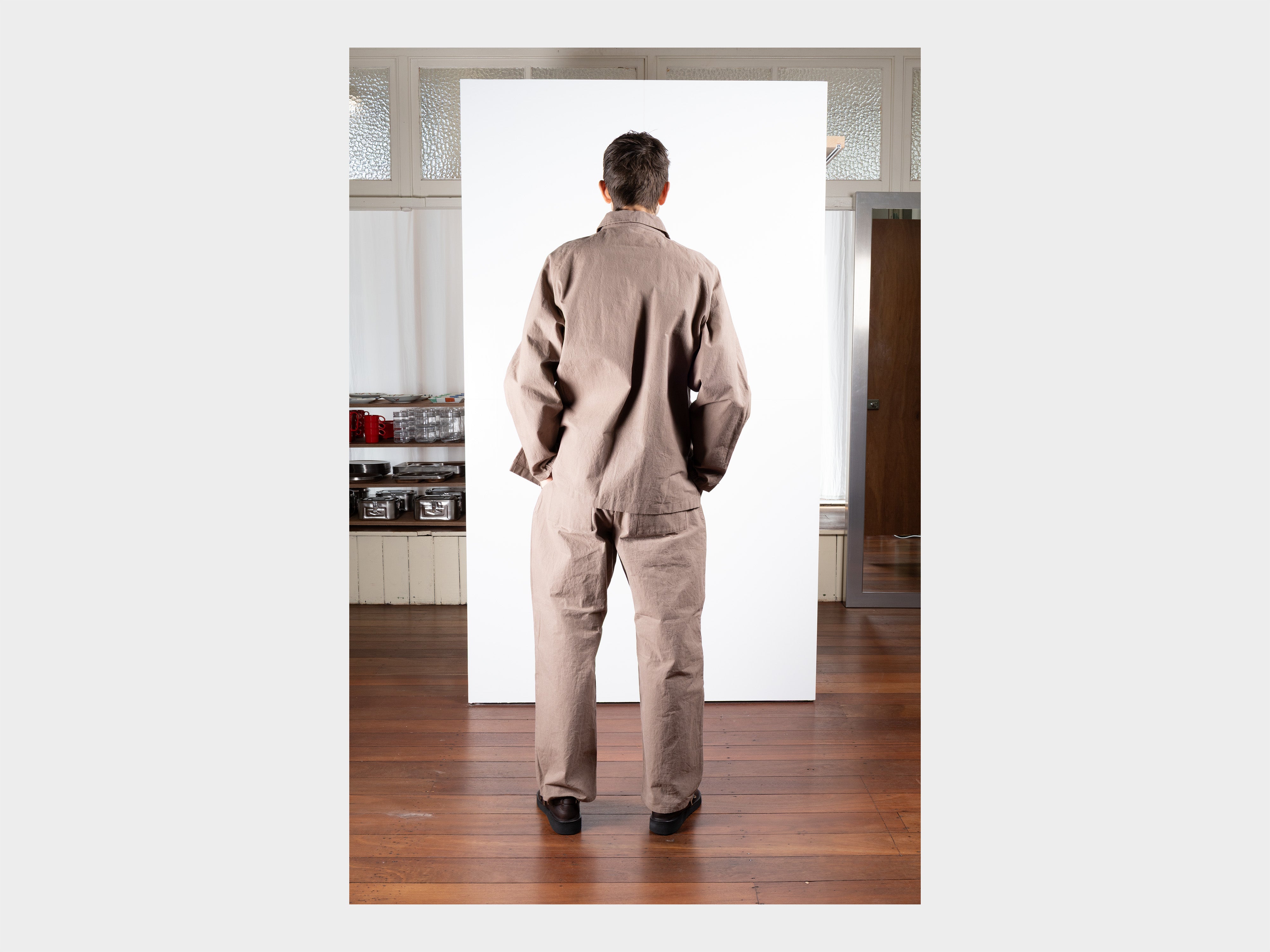 R21S0 "Column Shirt" Storm Wax