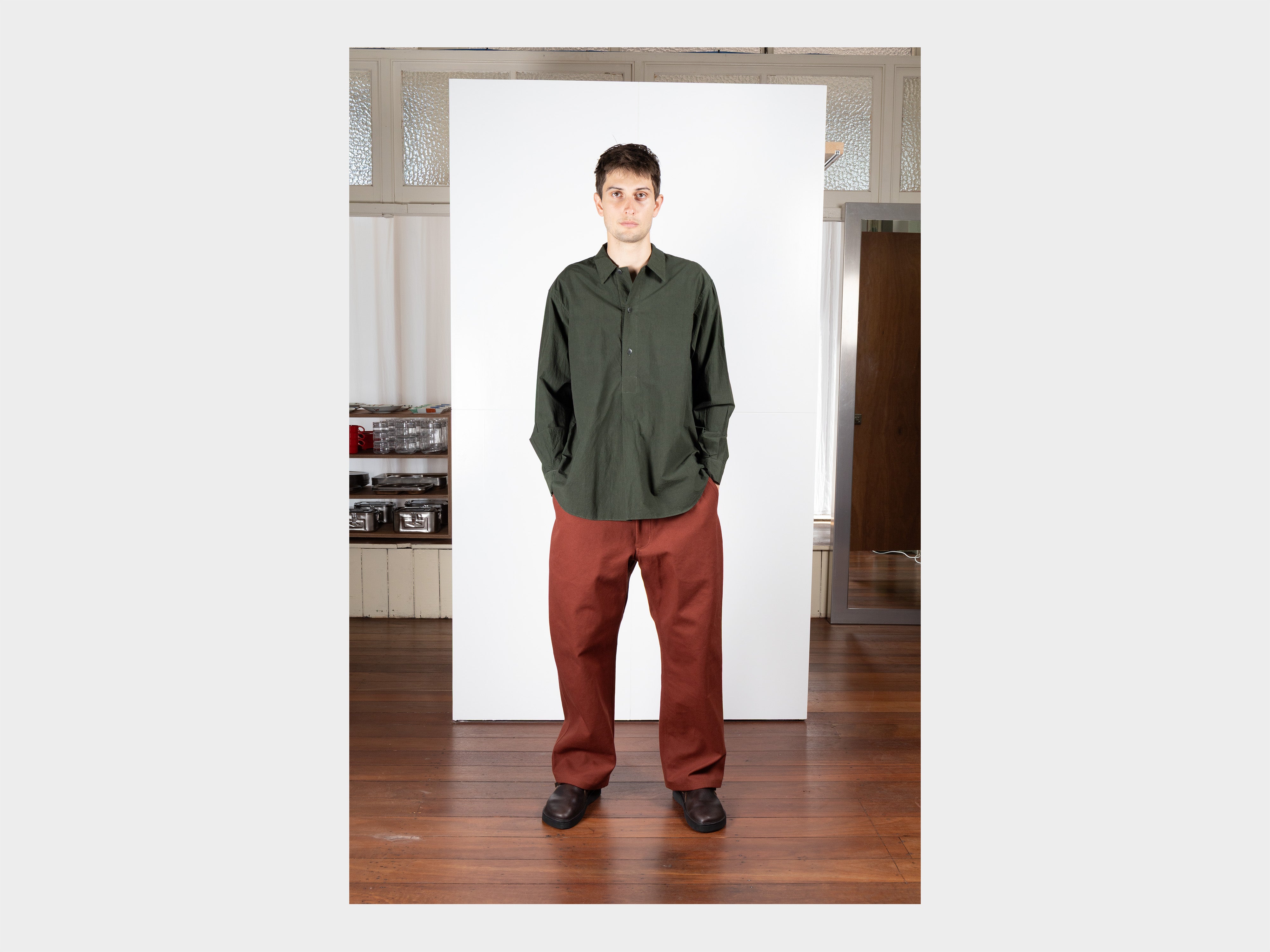 R21S2 "Pullover Shirt" Ivy 160