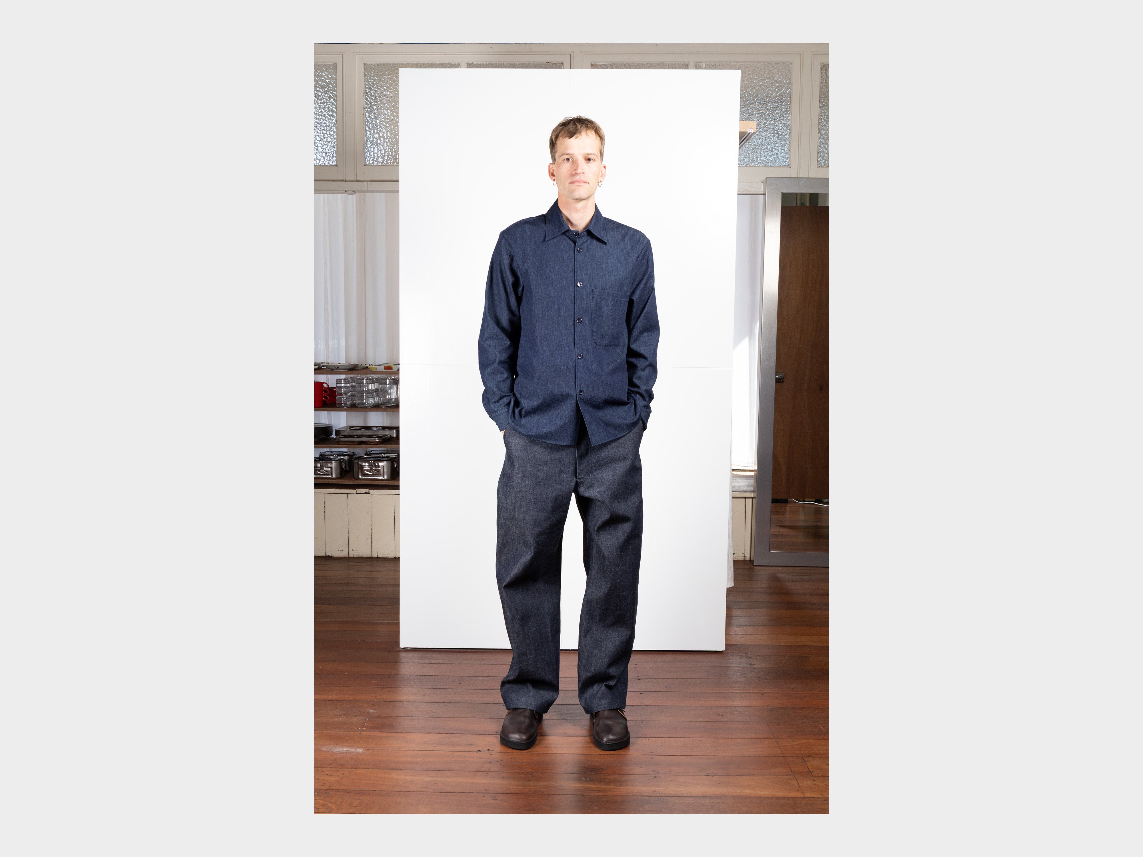 R21J6 "Jebok Pants" Organic Raw Denim