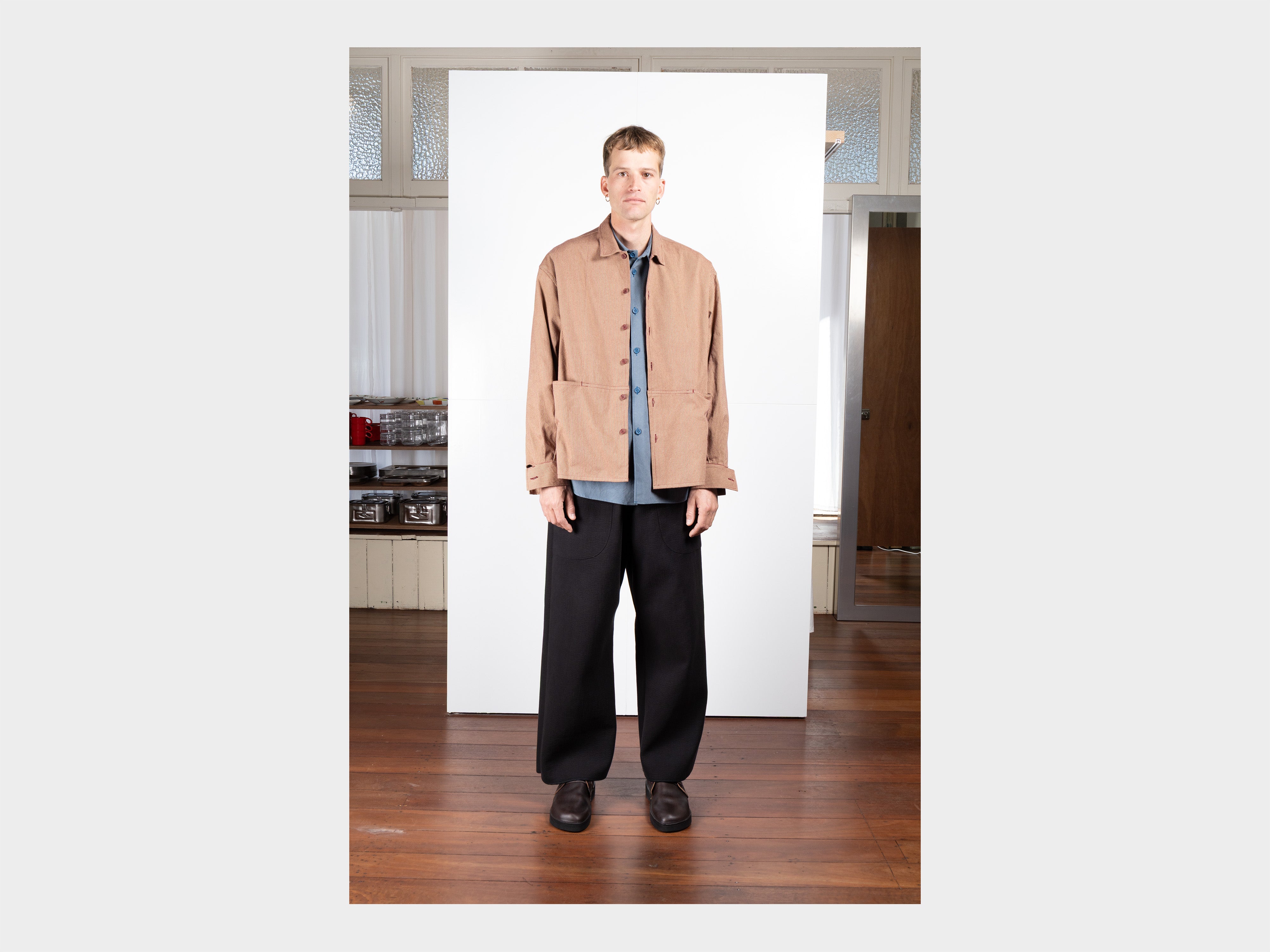 R21S5 "Shop Shirt" Brick Oxford