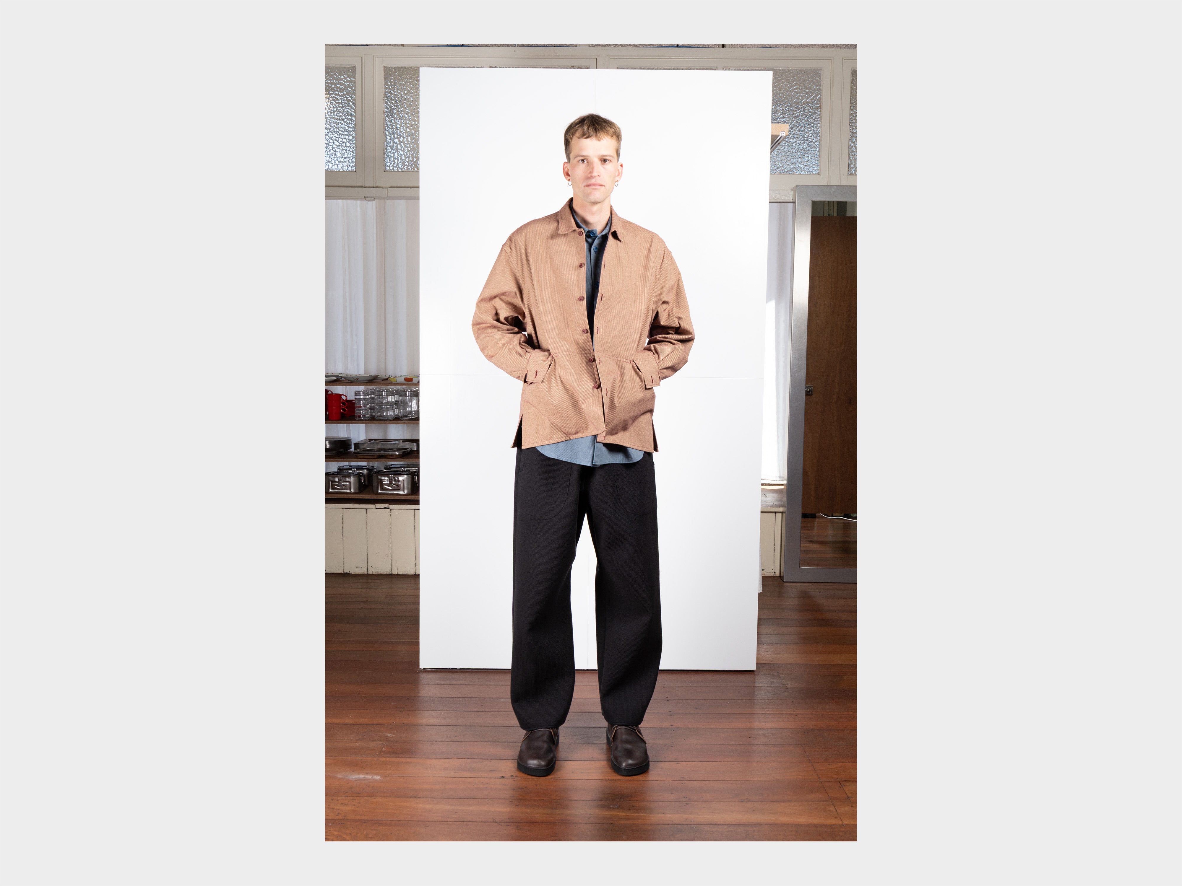 R21S5 "Shop Shirt" Brick Oxford