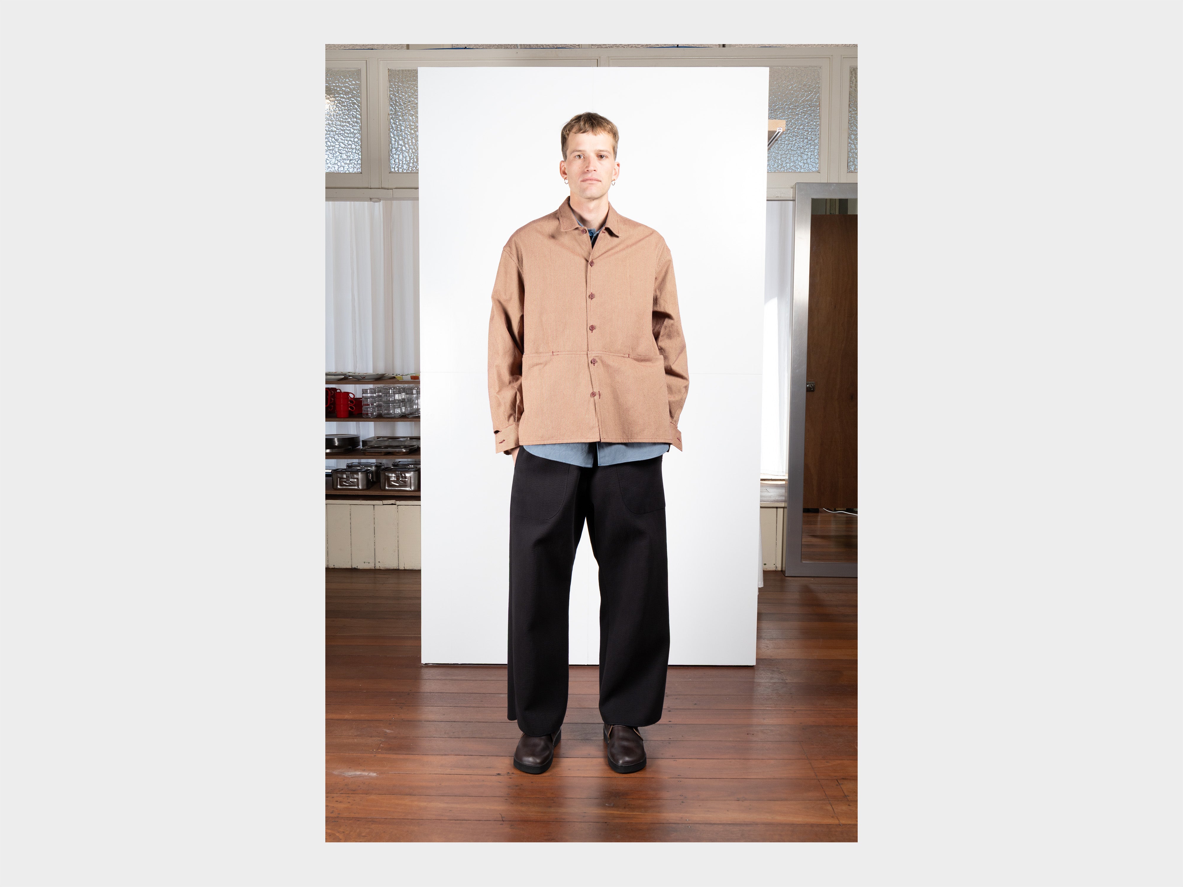 R21S5 "Shop Shirt" Brick Oxford