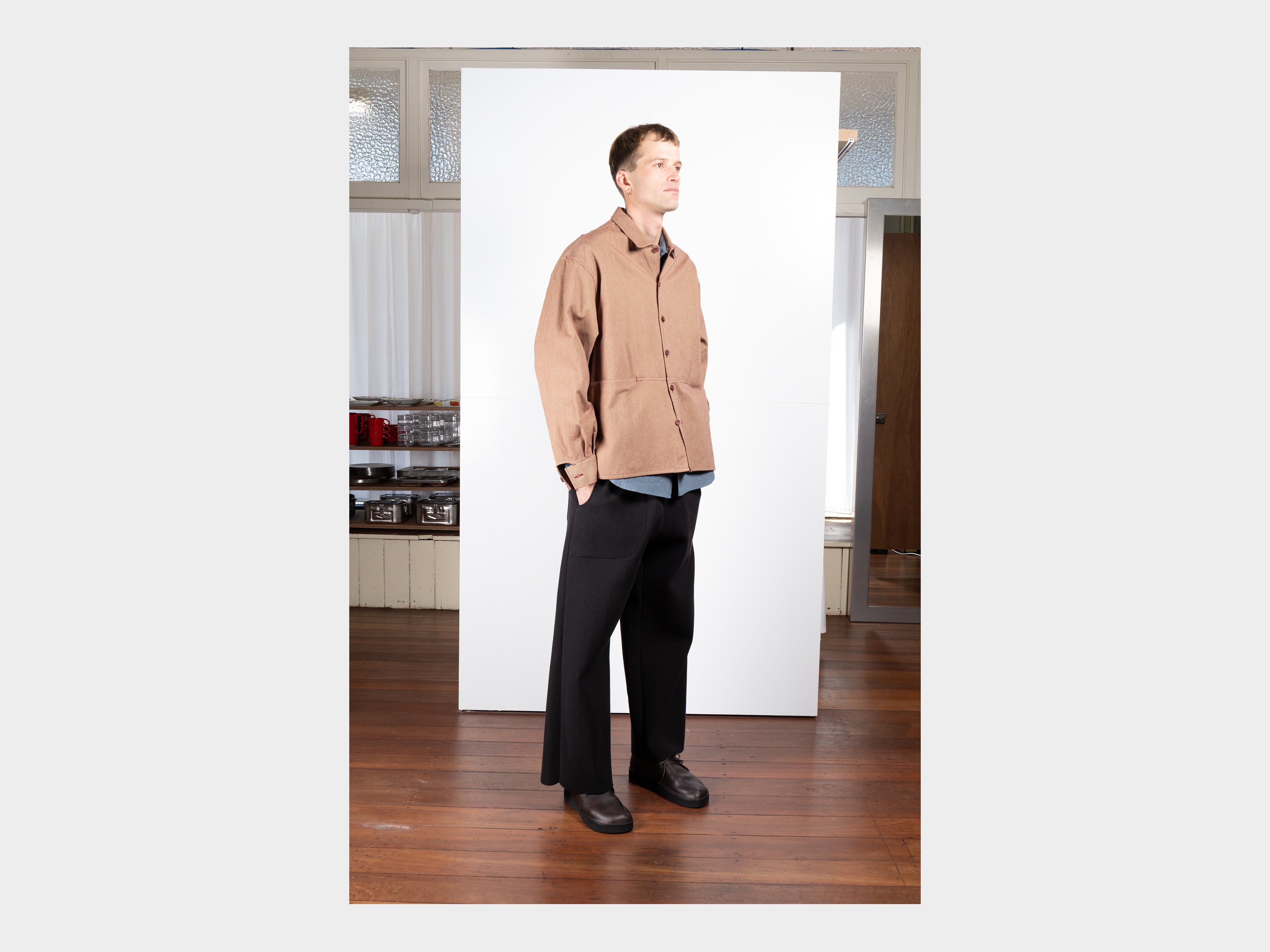 R21S5 "Shop Shirt" Brick Oxford