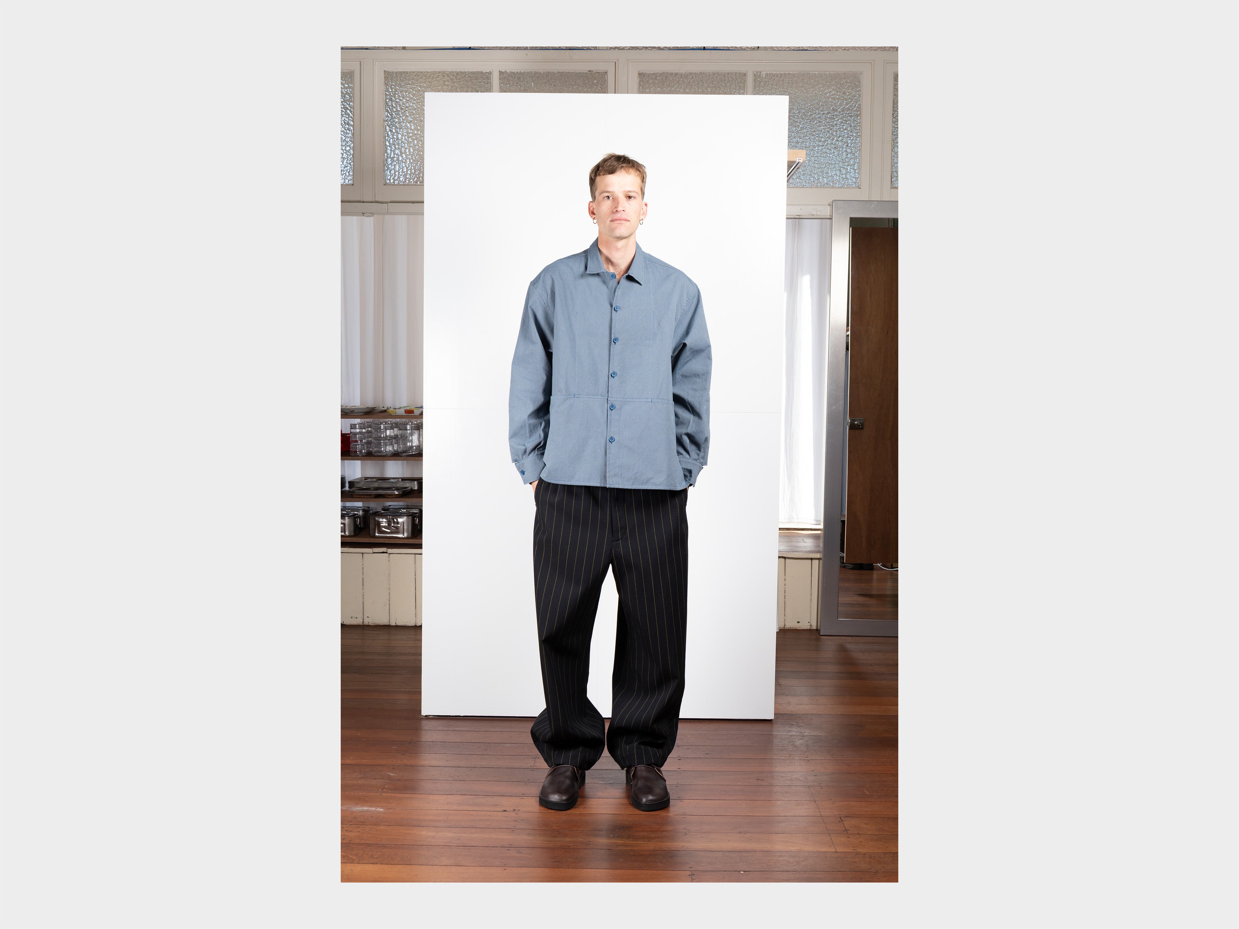 R21S5 "Shop Shirt" Petrol Oxford