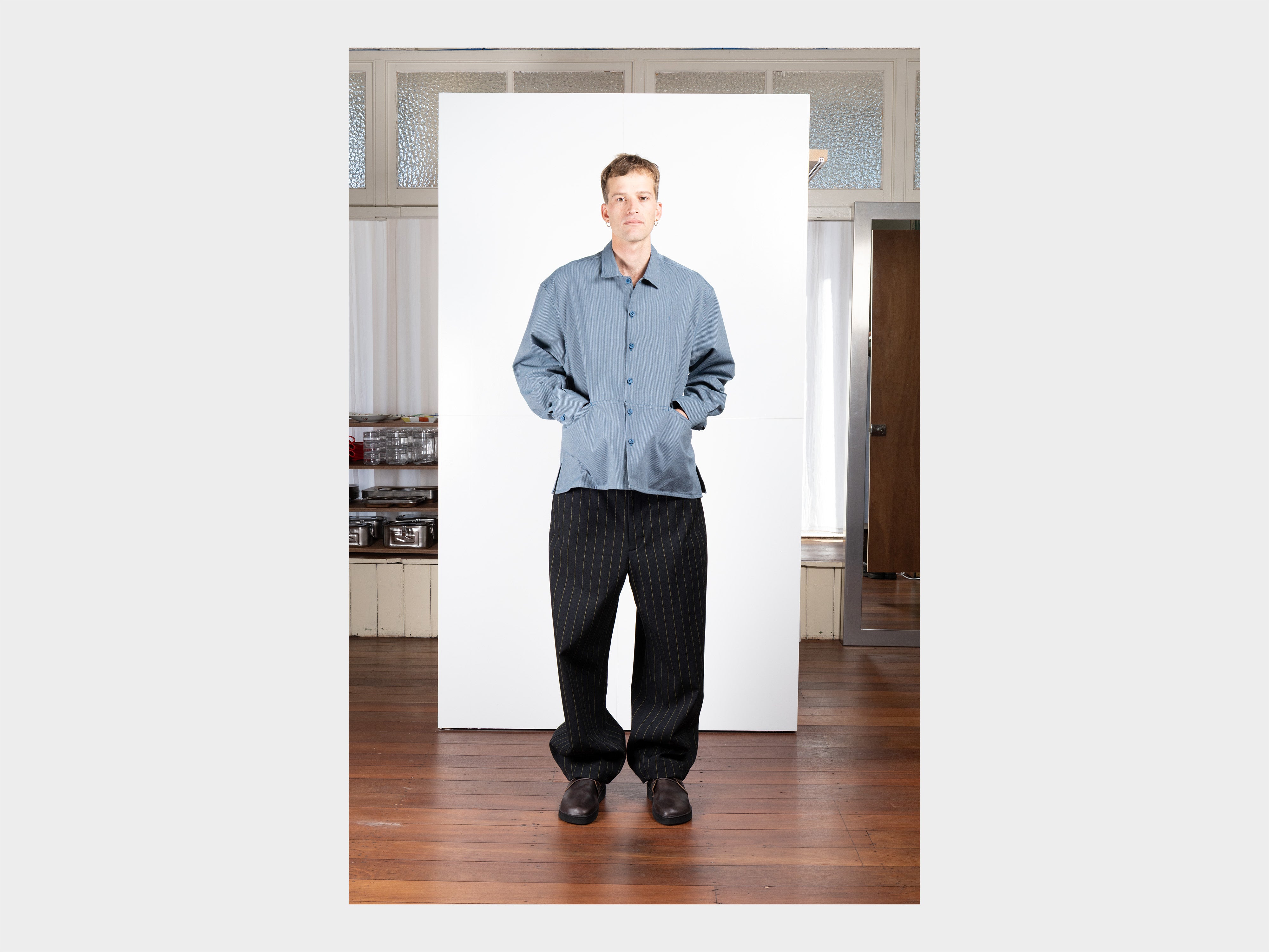 R21S5 "Shop Shirt" Petrol Oxford