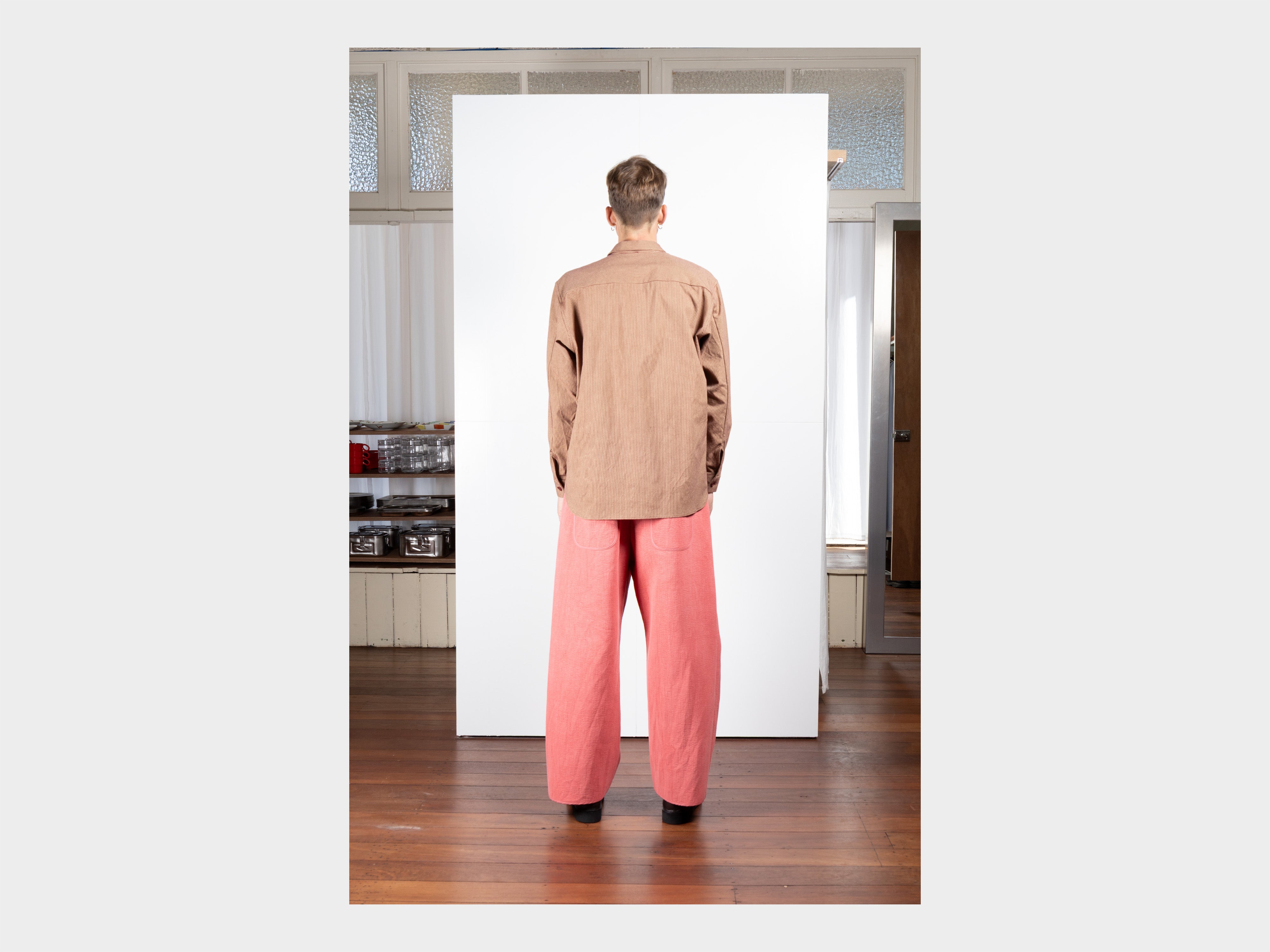 R21S8 "Weather Shirt PK" Brick Oxford