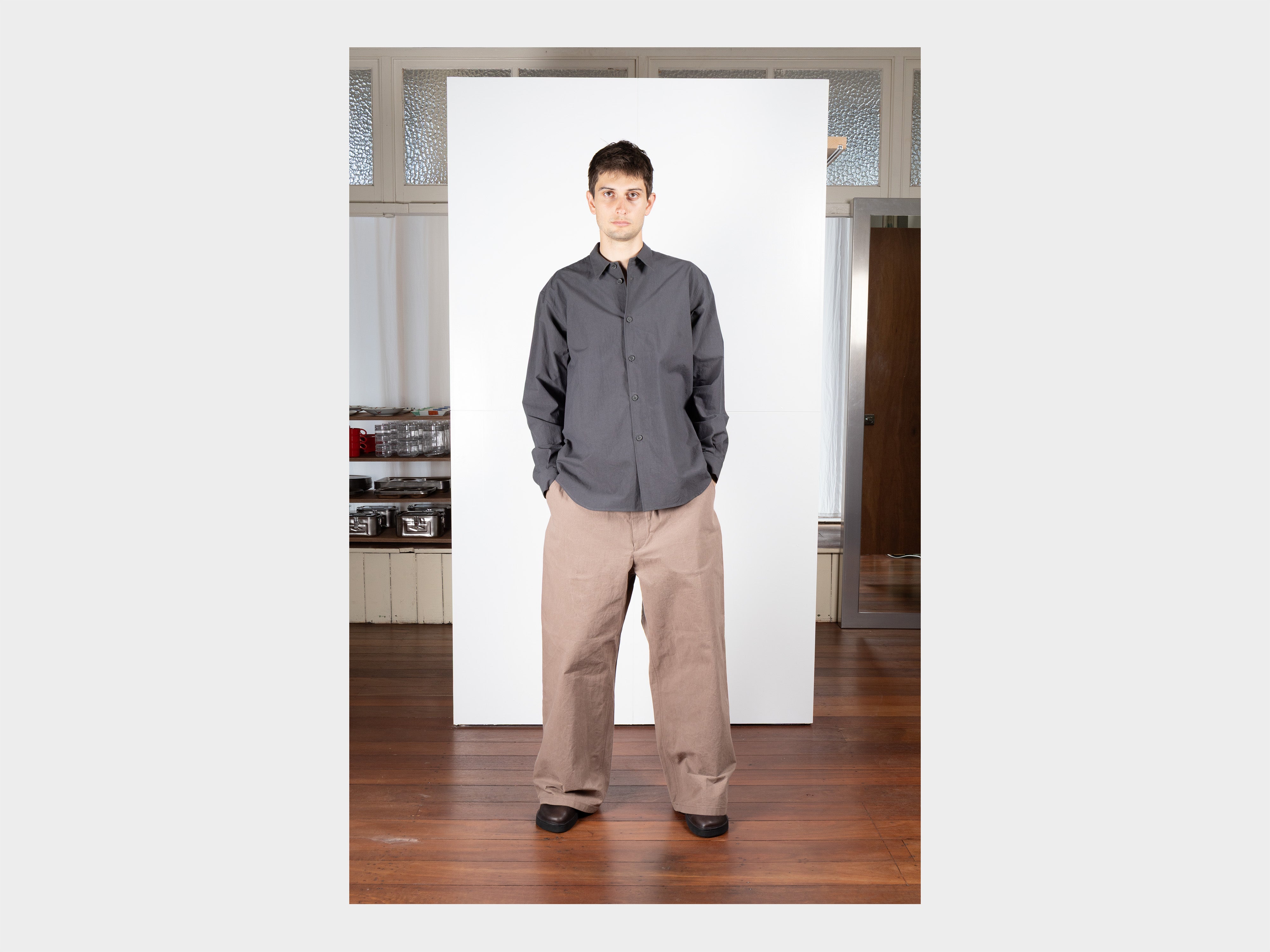 R21S8 "Weather Shirt" Coal Weather