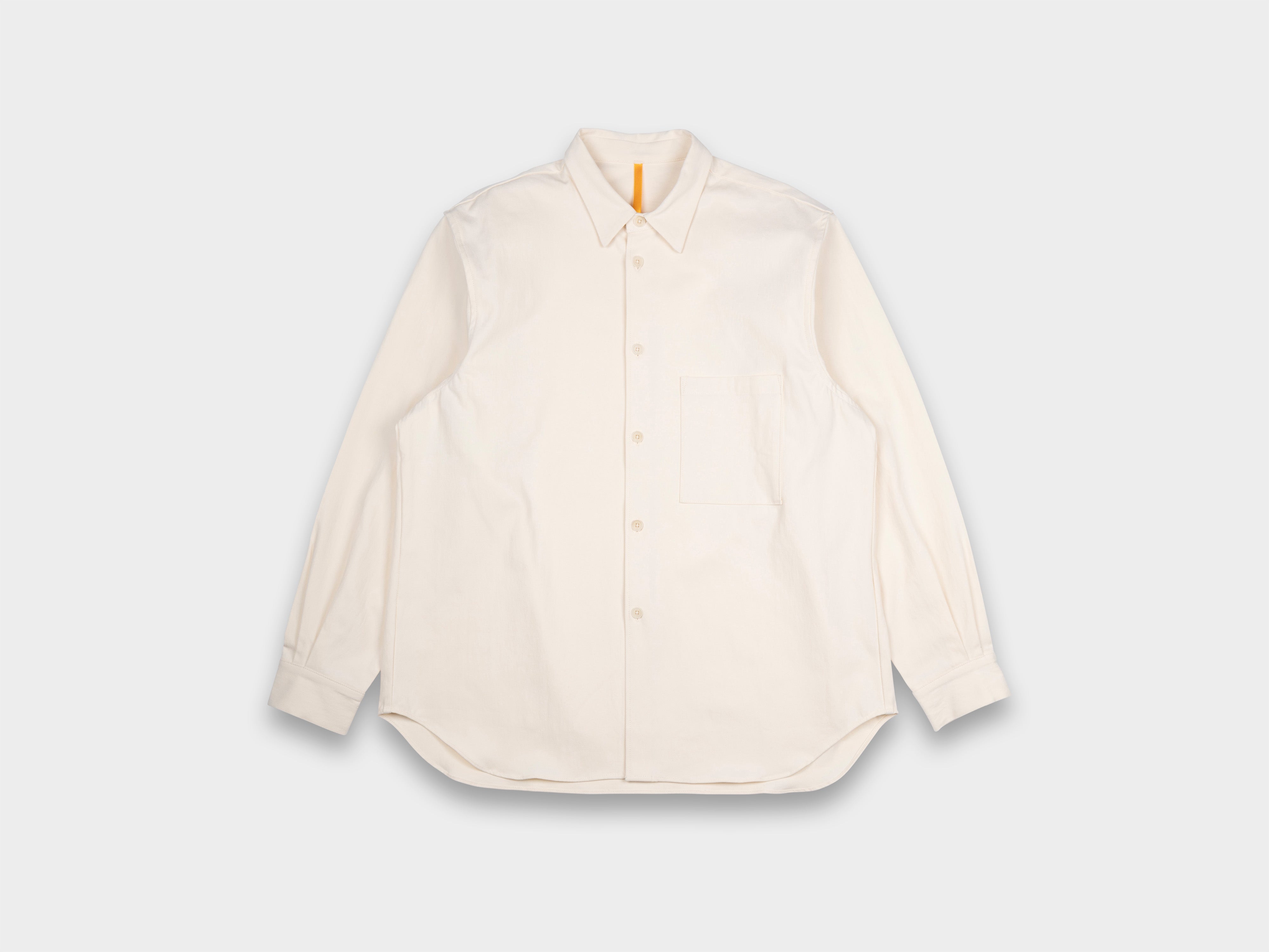 R21S8 "Weather Shirt PK" Unbleached Tricotine