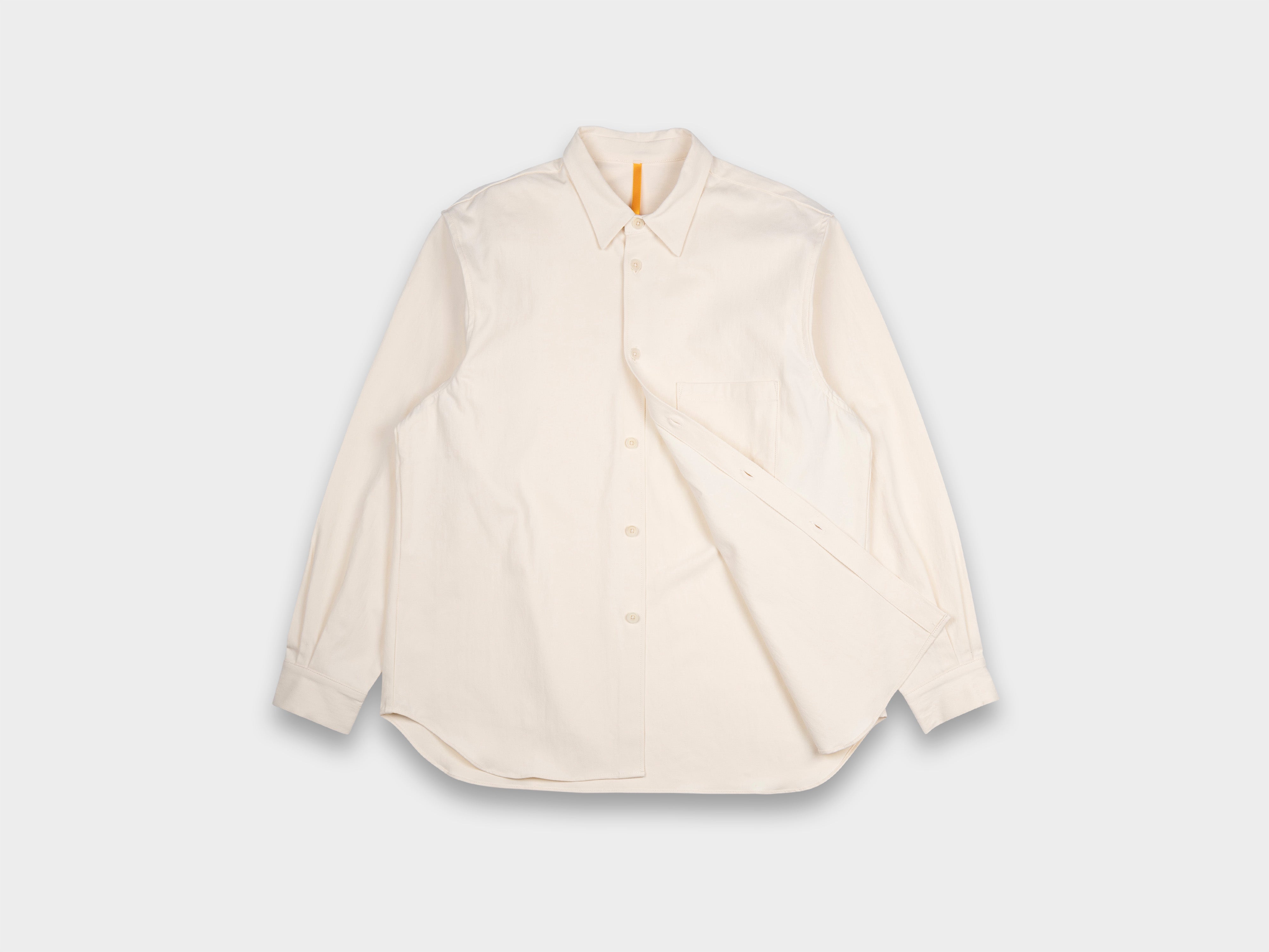 R21S8 "Weather Shirt PK" Unbleached Tricotine