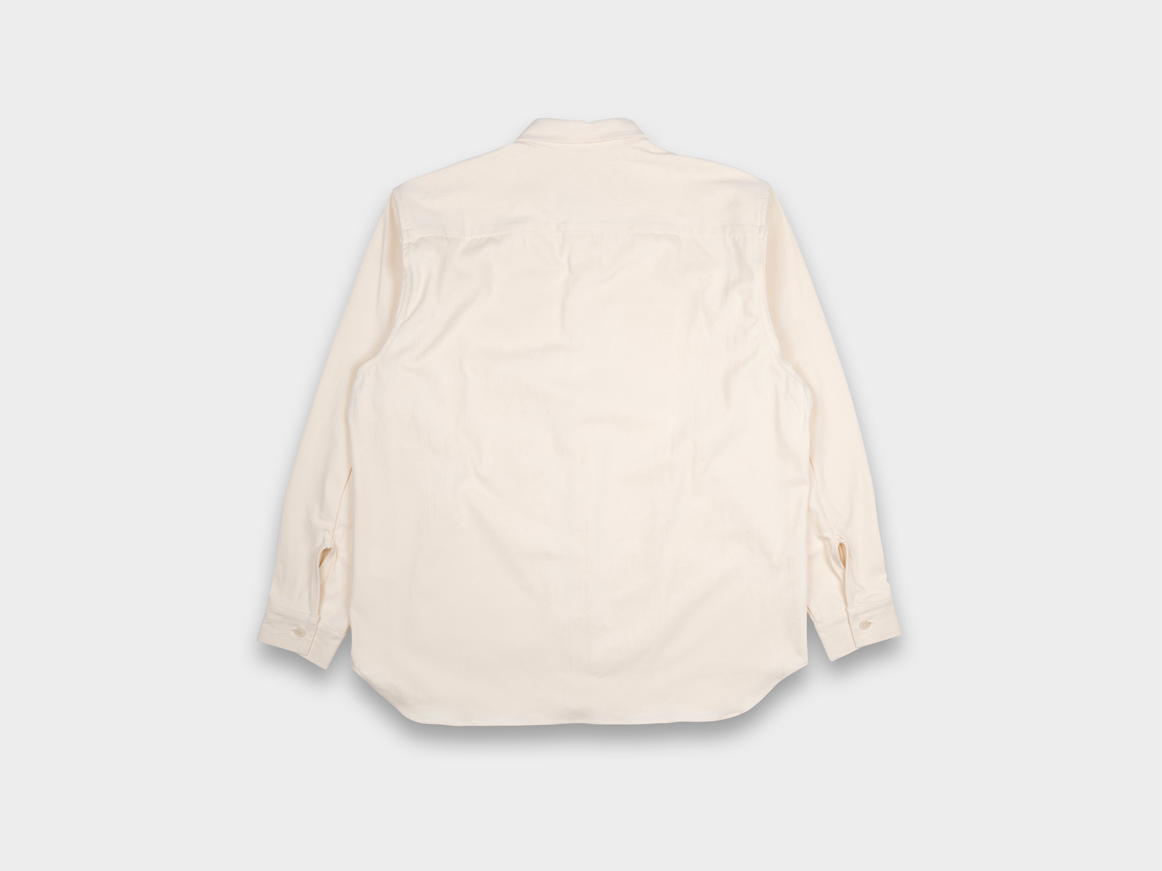 R21S8 "Weather Shirt PK" Unbleached Tricotine