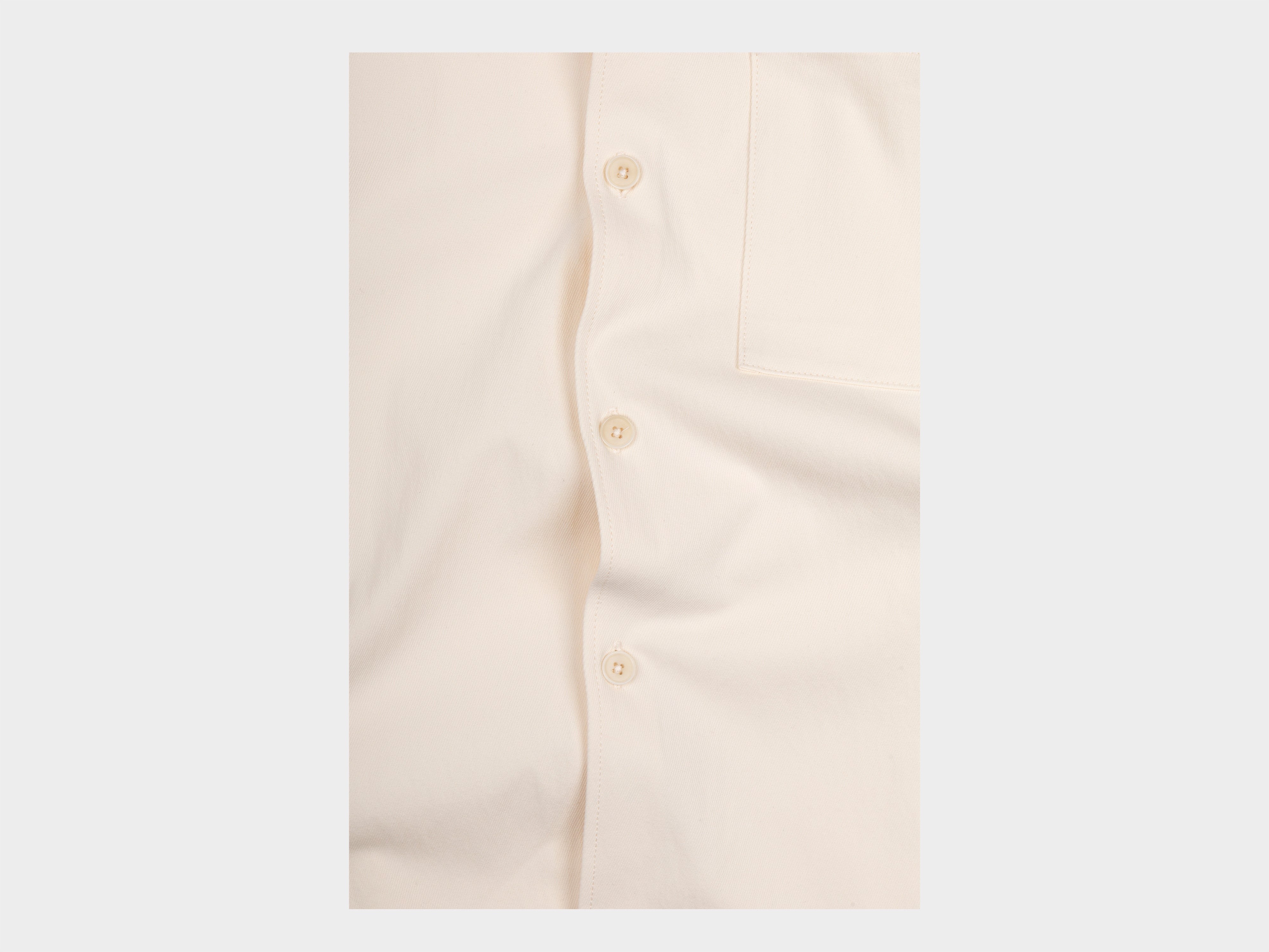 R21S8 "Weather Shirt PK" Unbleached Tricotine