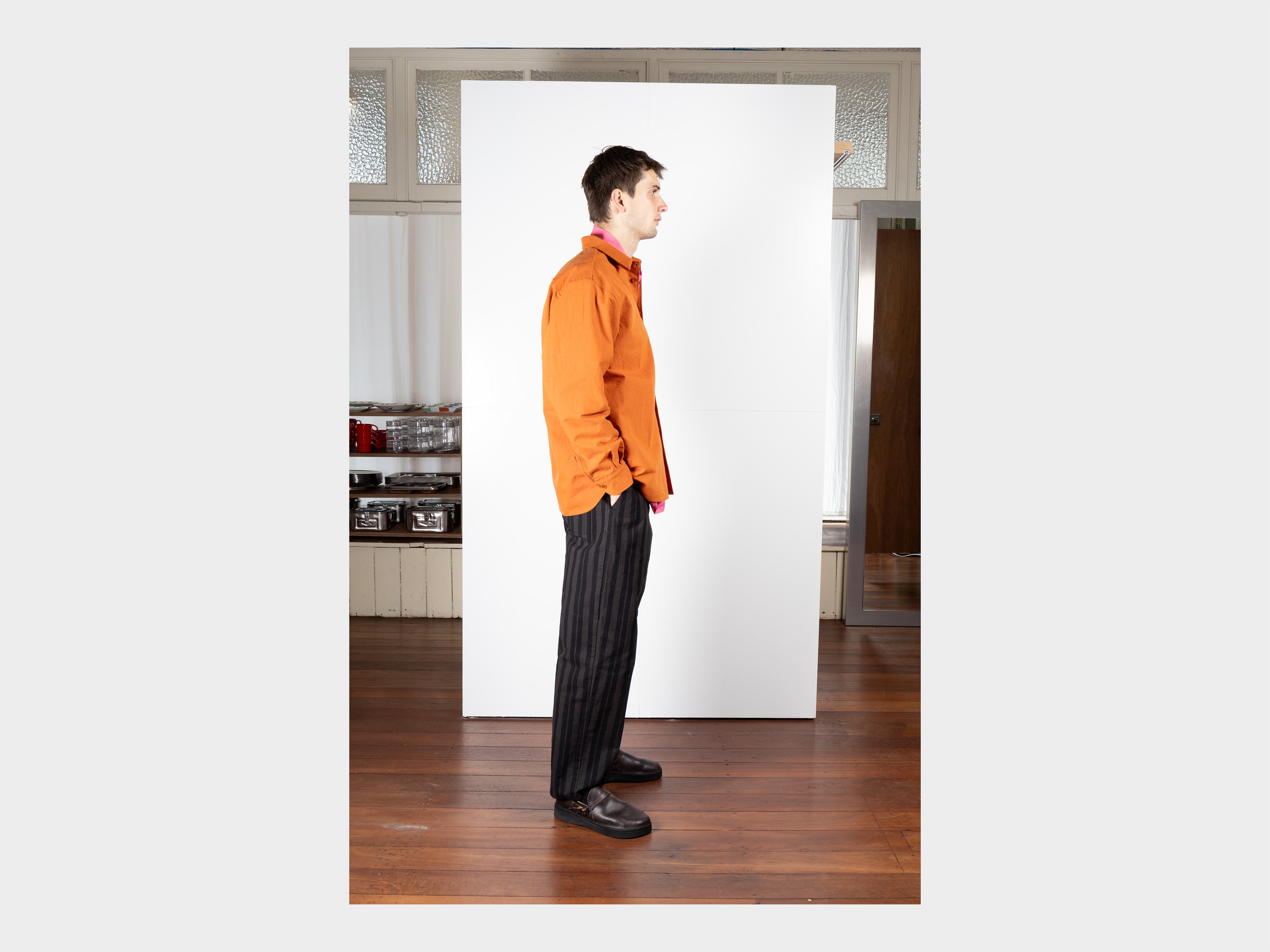 R21S8 "Weather Shirt PK" Rust Wool