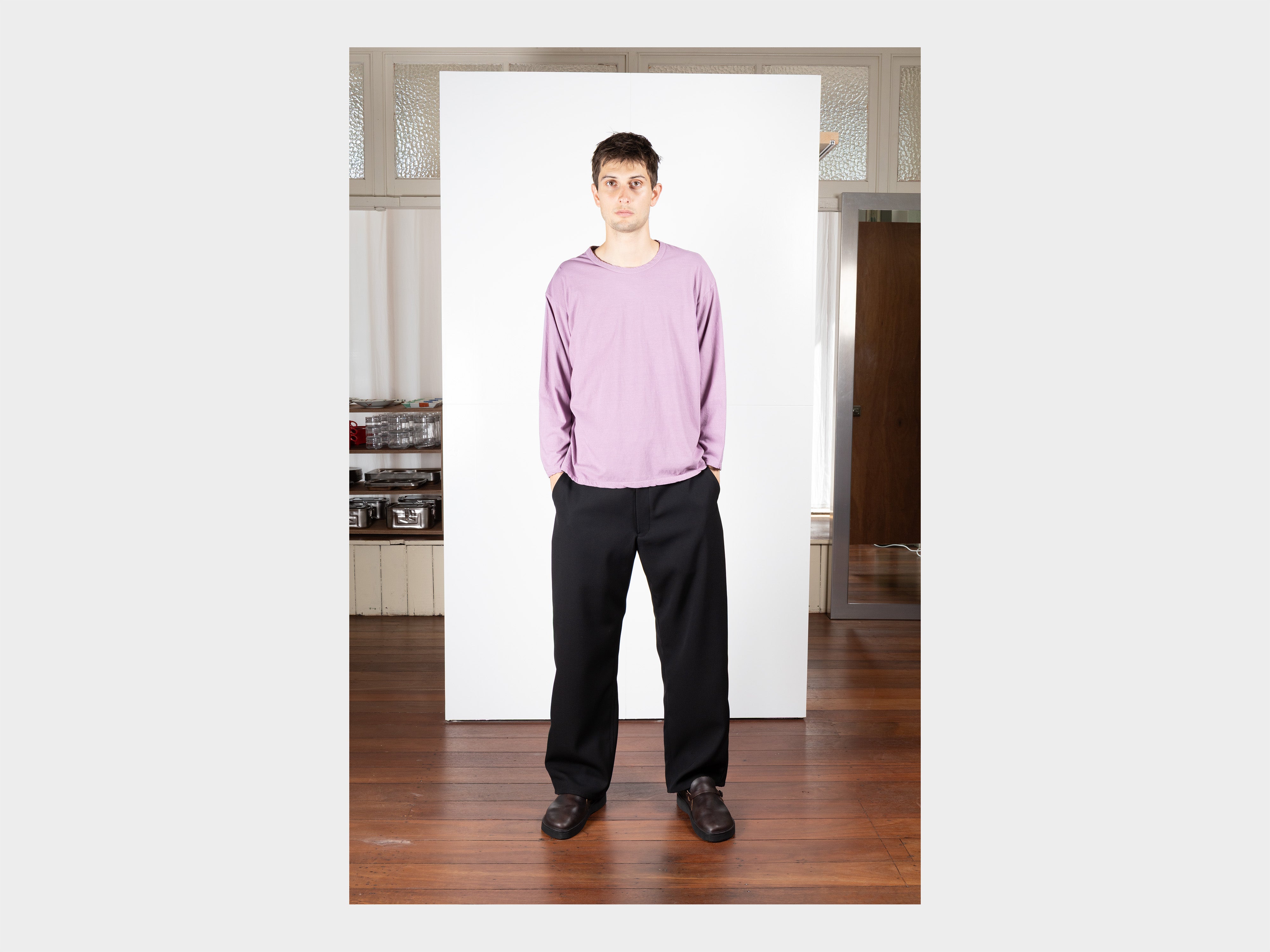 R21T6 "L/S Binder T-Shirt" Grape