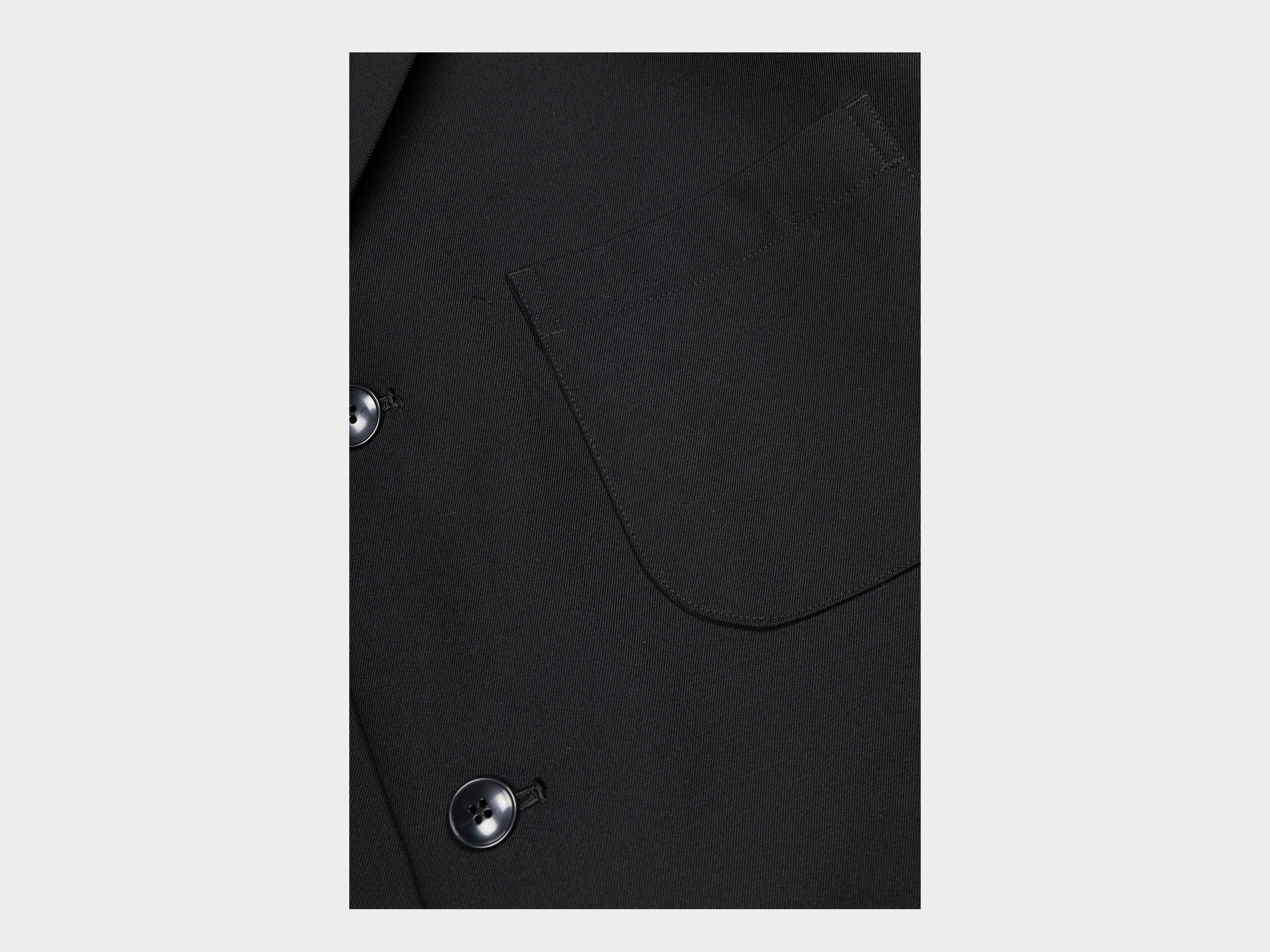 R21Y2 "Patch Blazer" Black Impact Wool