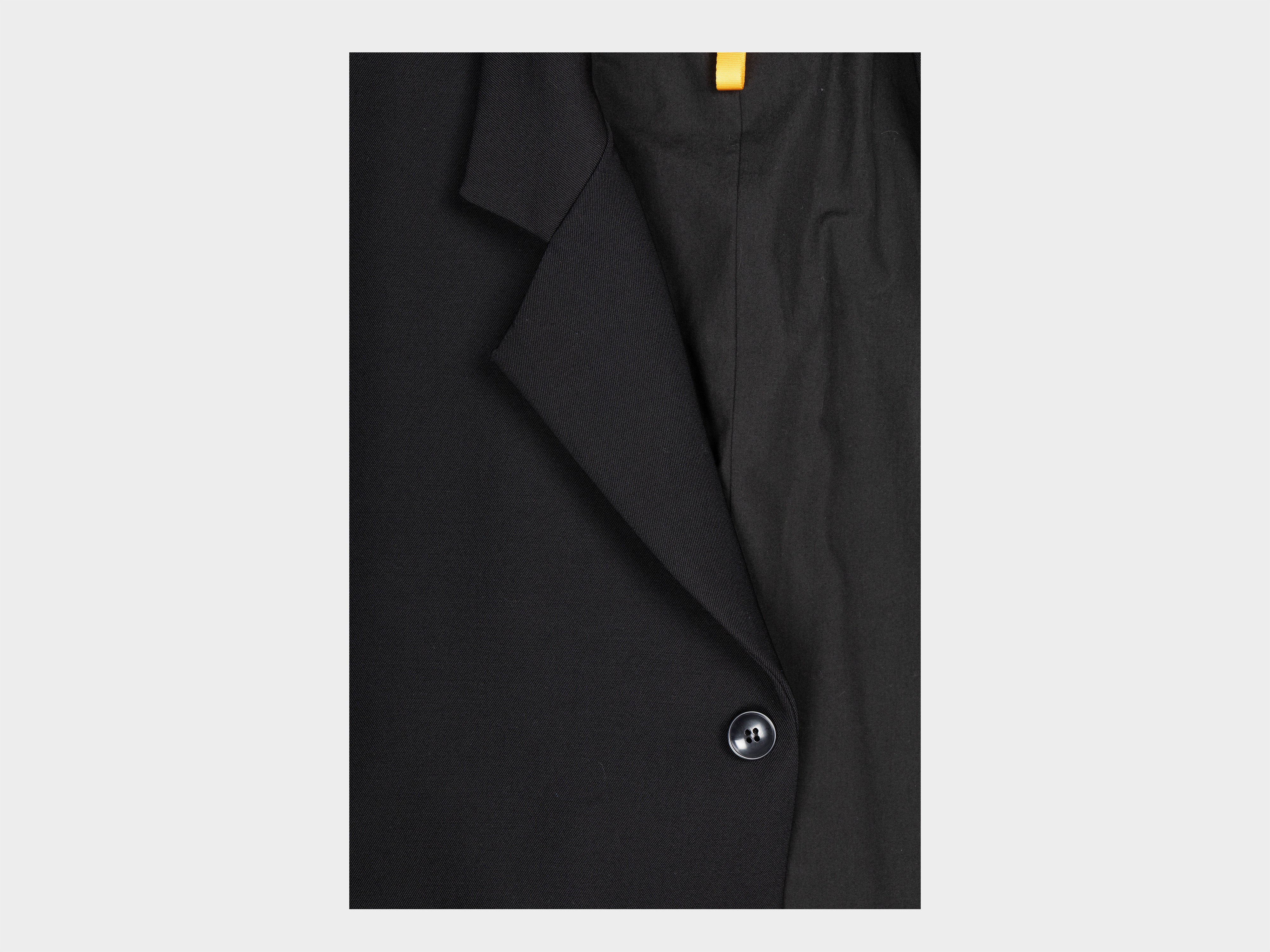 R21Y2 "Patch Blazer" Black Impact Wool