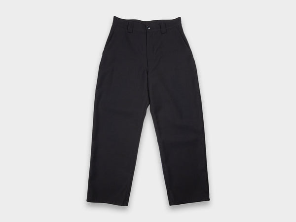 R21Y6 "Patch Pants" Black Impact Wool