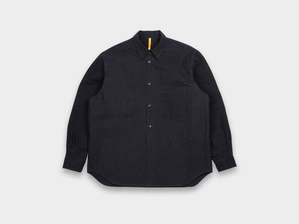 R0S8 "Weather Shirt PK" Black Wax