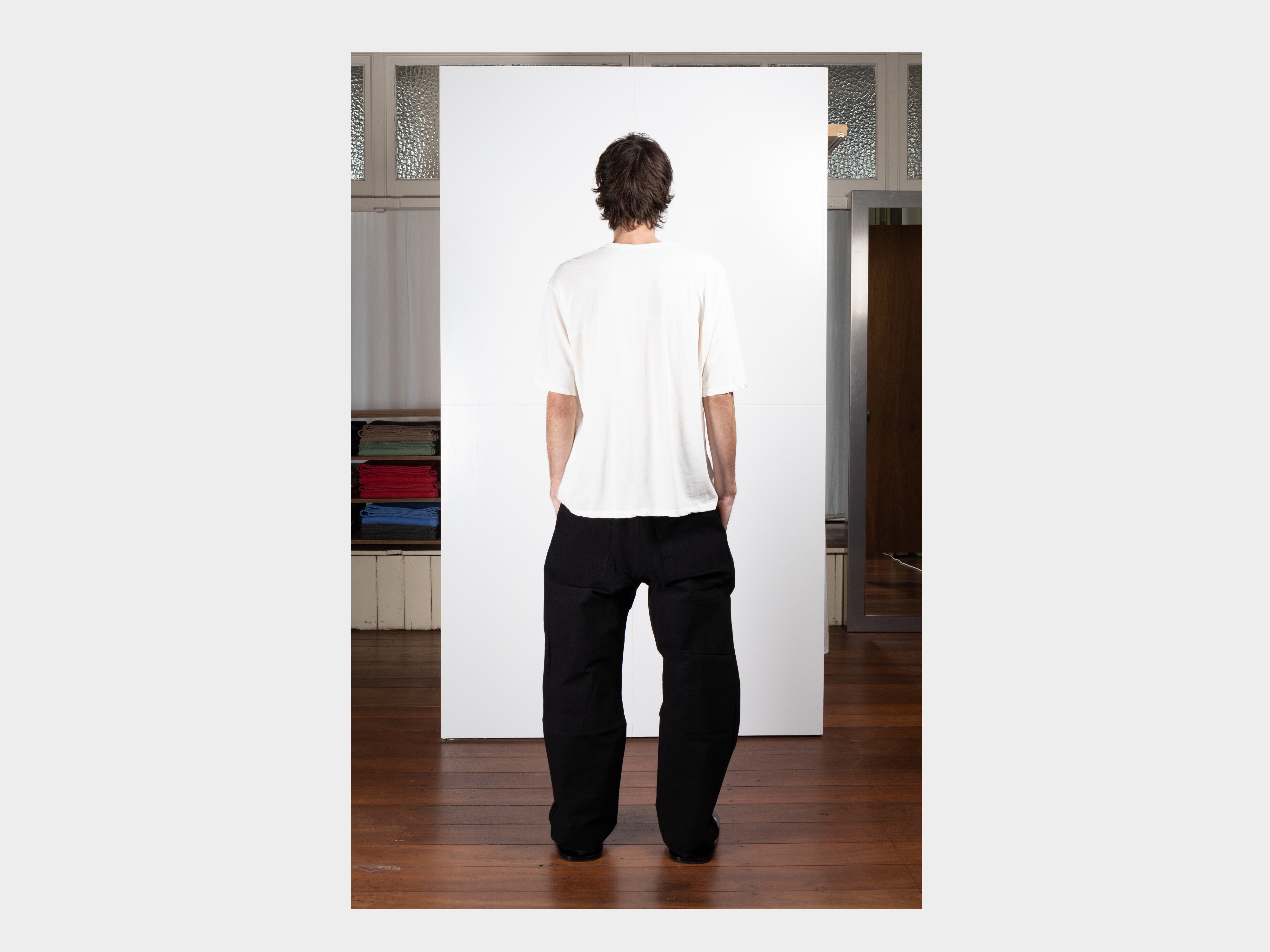 R0T5 "S/S Binder T-Shirt" White