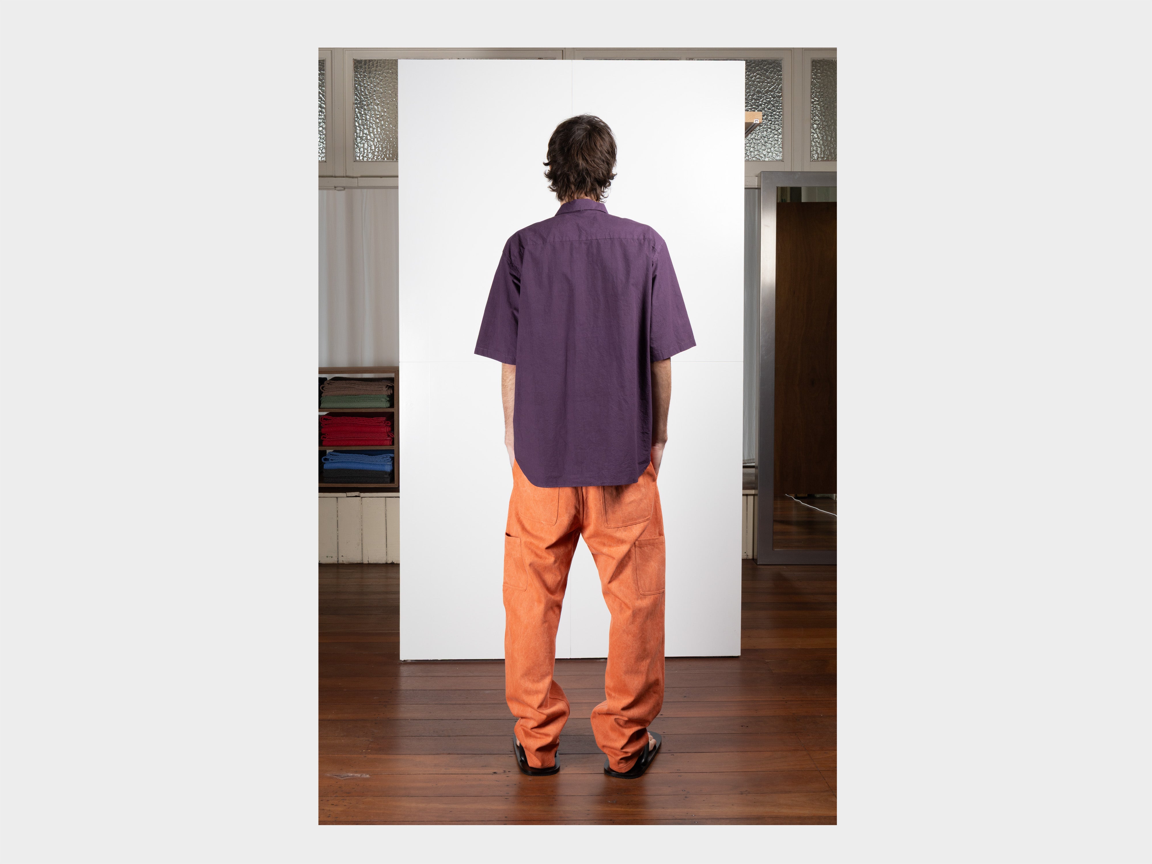 R22S9 "S/S Weather Shirt" Berry 160