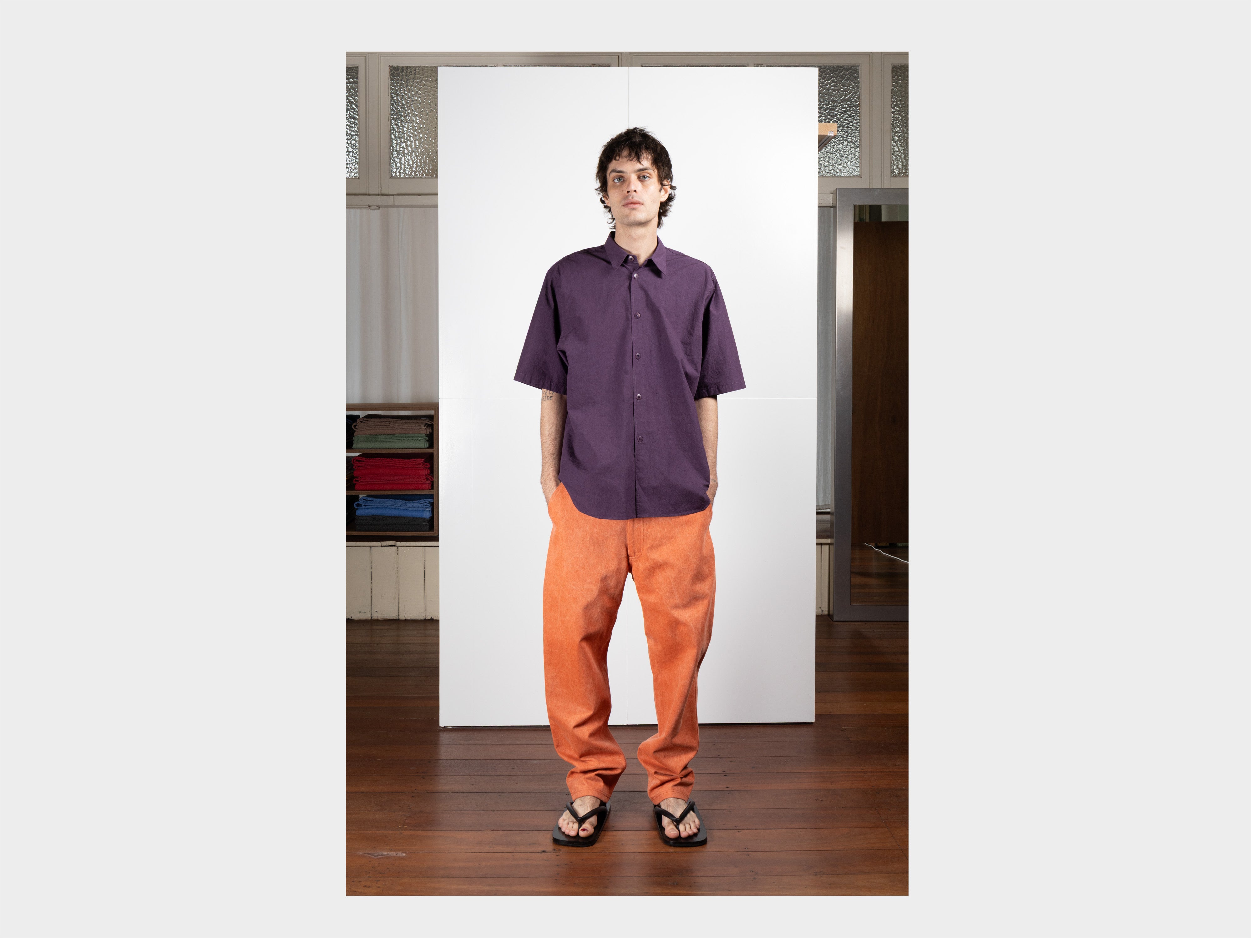 R22J4 "Jebok Chino" Copper Organic Denim