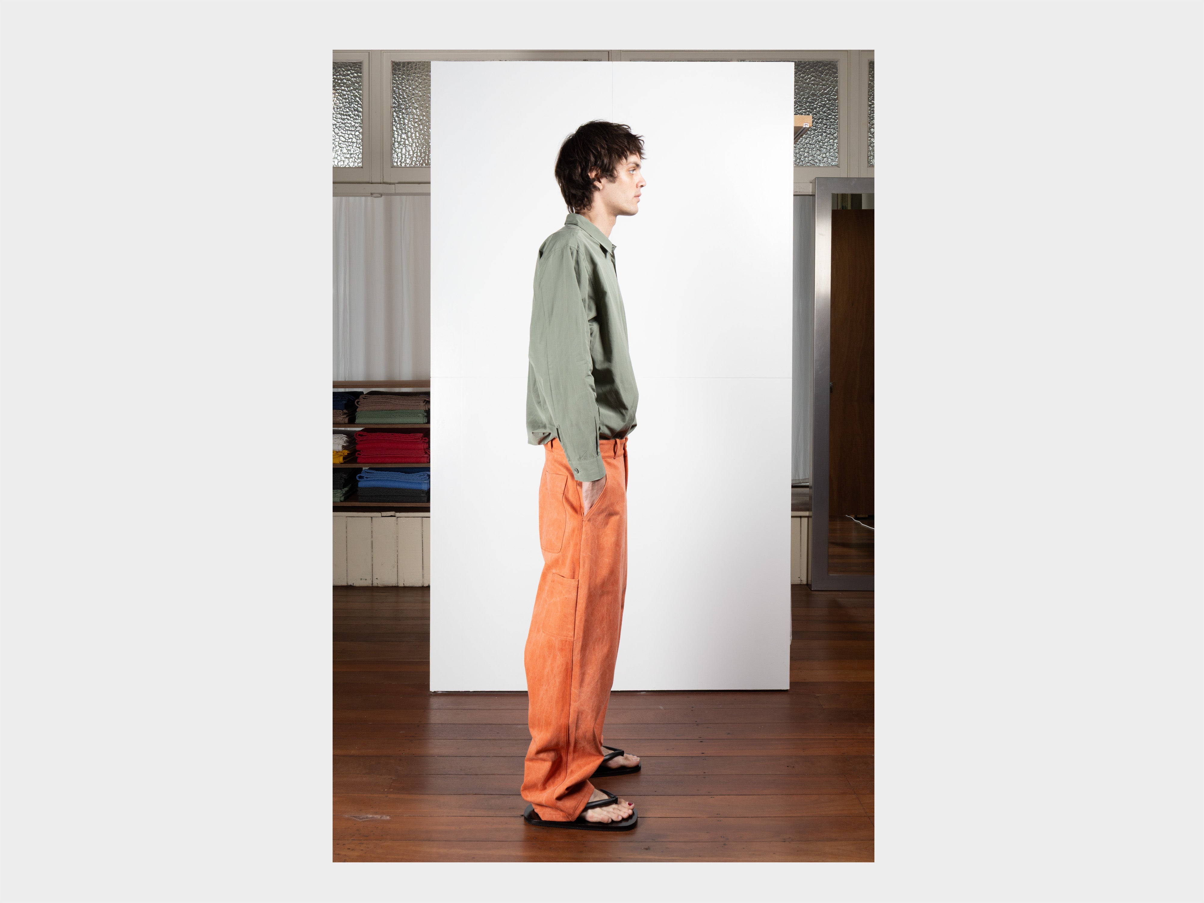 R22J6 "Jebok Pants" Copper Organic Denim