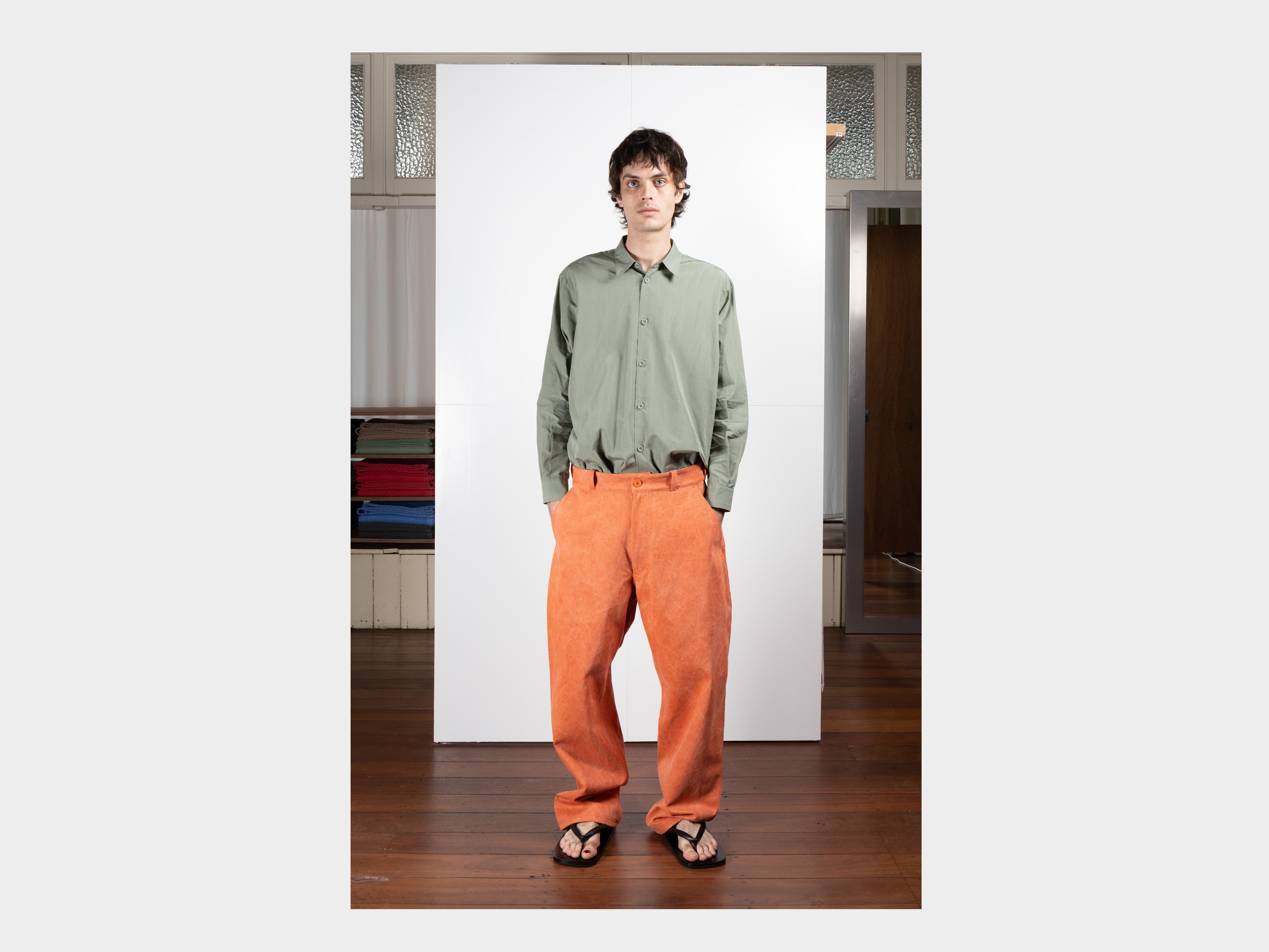 R22J6 "Jebok Pants" Copper Organic Denim