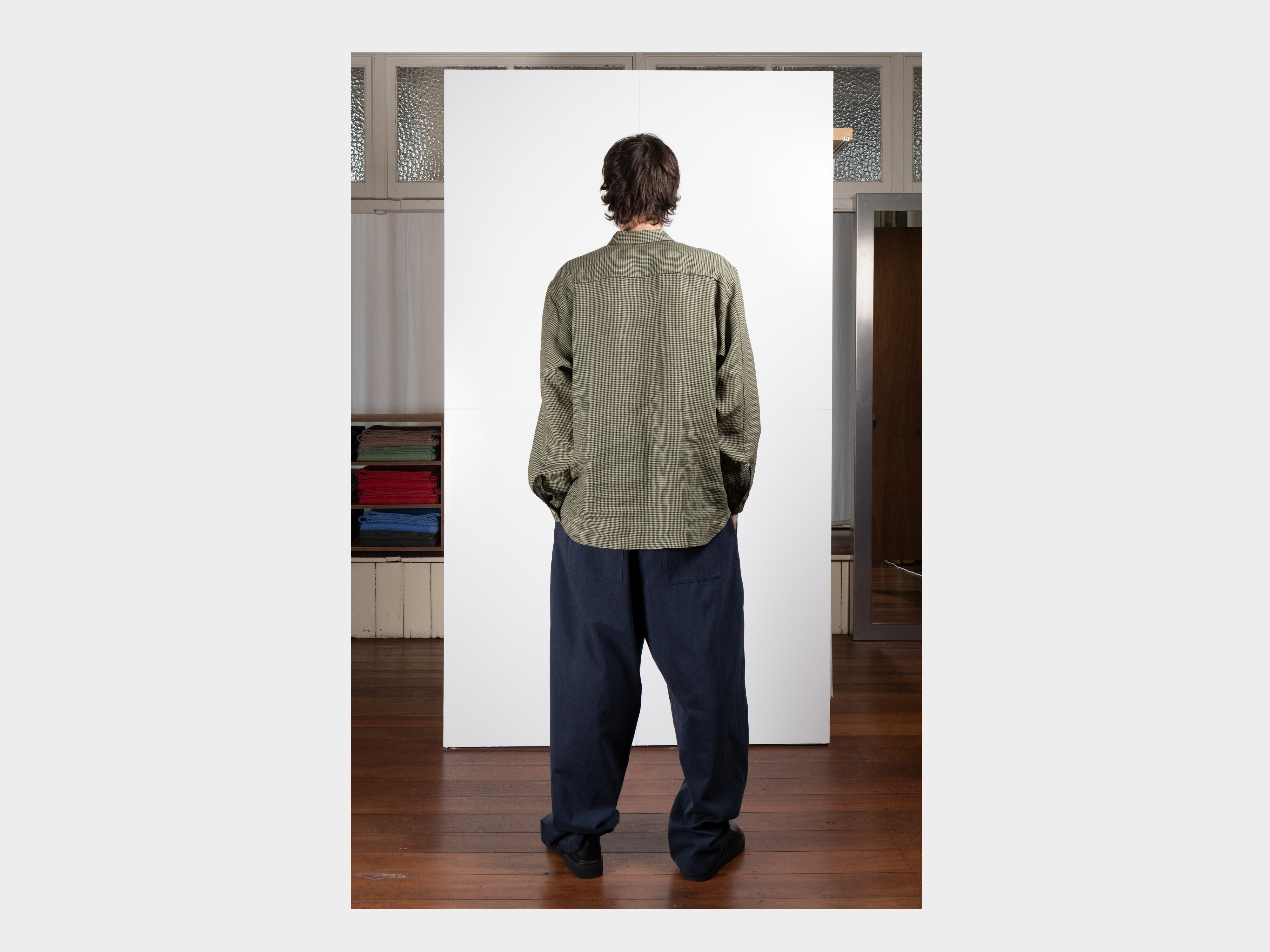R22S8 "Weather Shirt" Kudzu Gingham