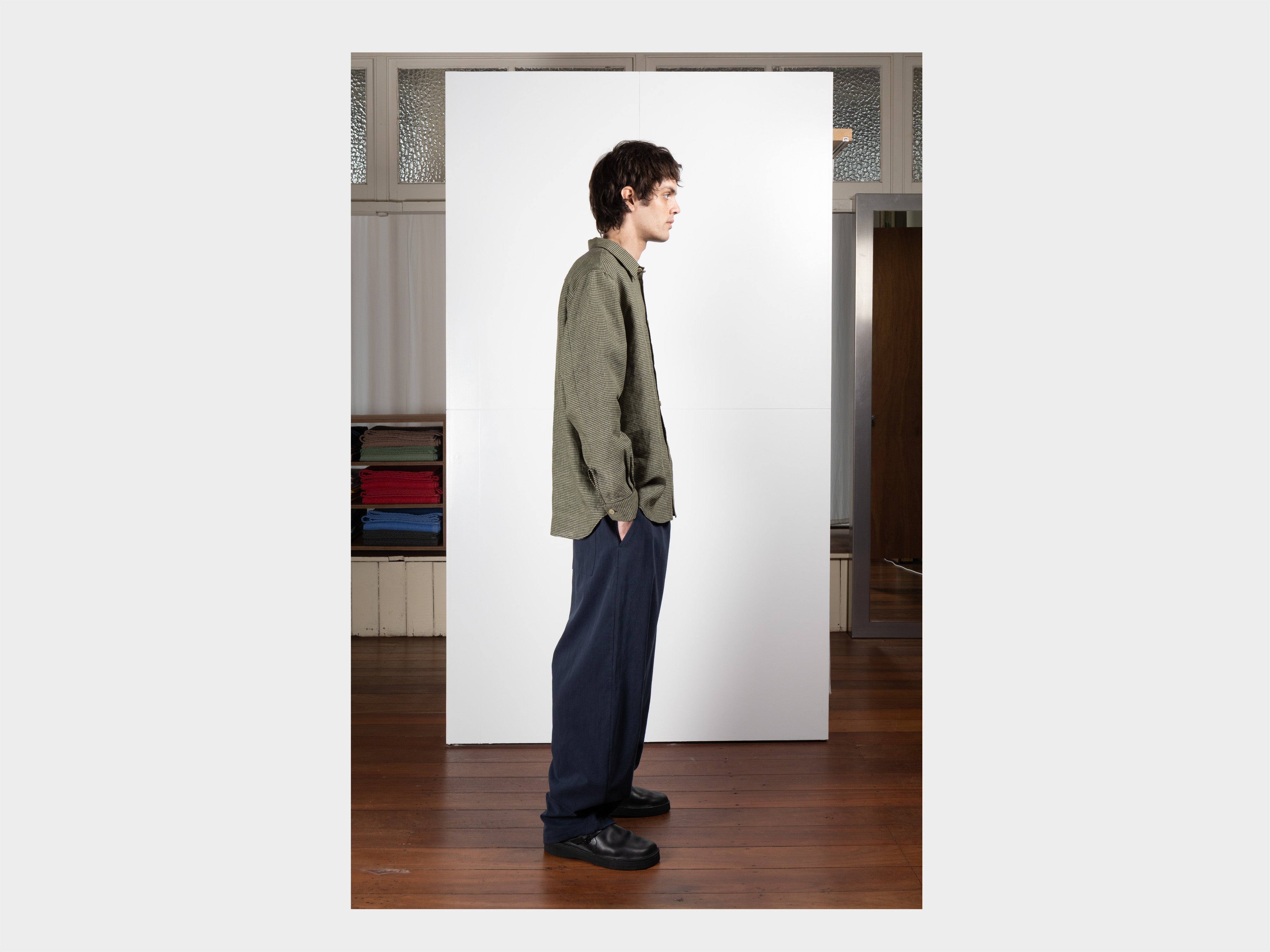 R22S8 "Weather Shirt" Kudzu Gingham