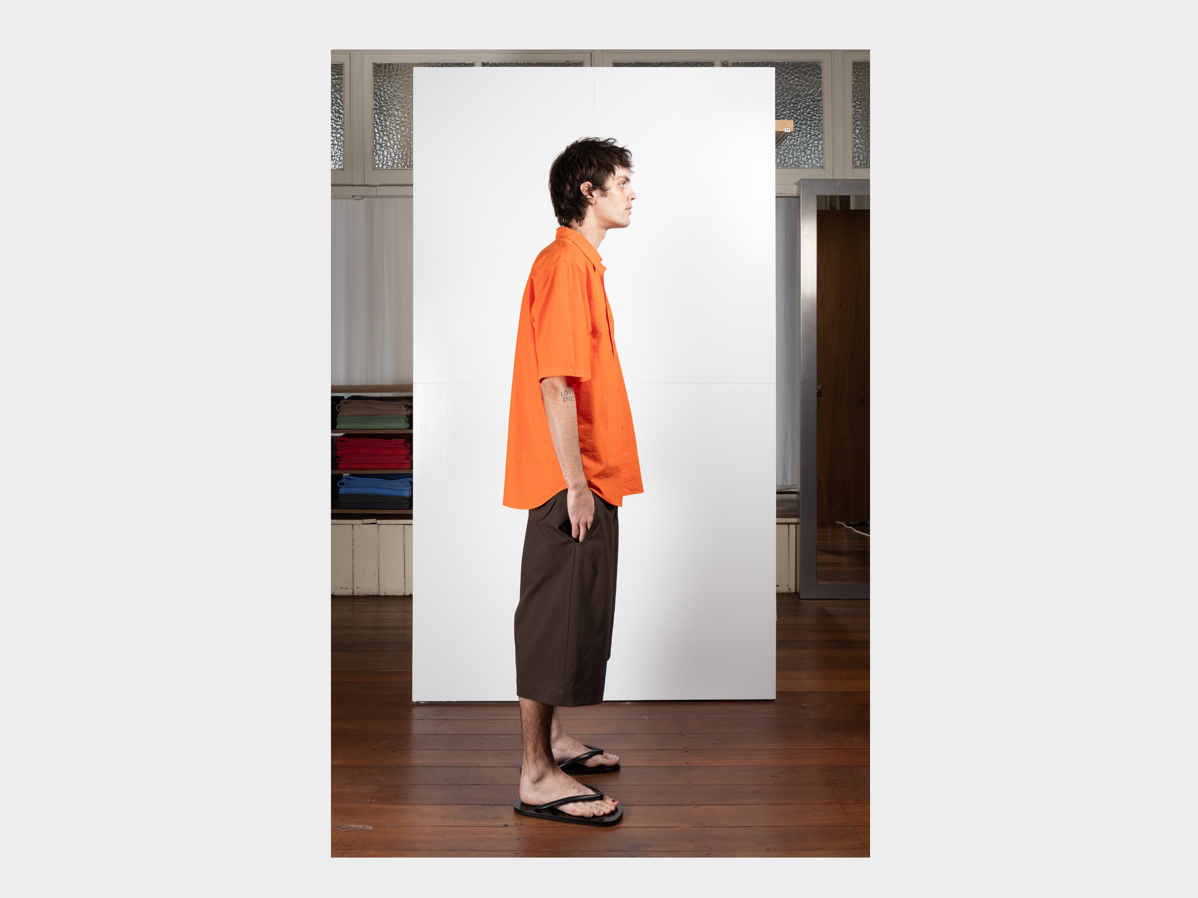 R22S9 "S/S Weather Shirt" Lava 160